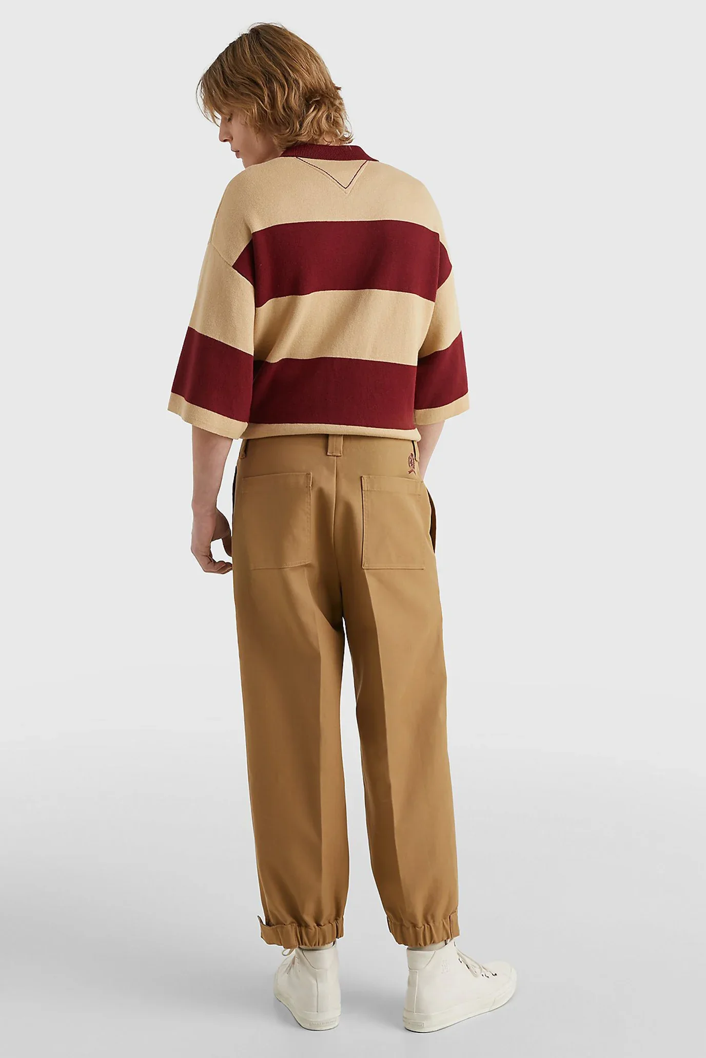 Tommy Hilfiger - Men's Crest Cuffed Chino Pants Regular Fit - Image 3