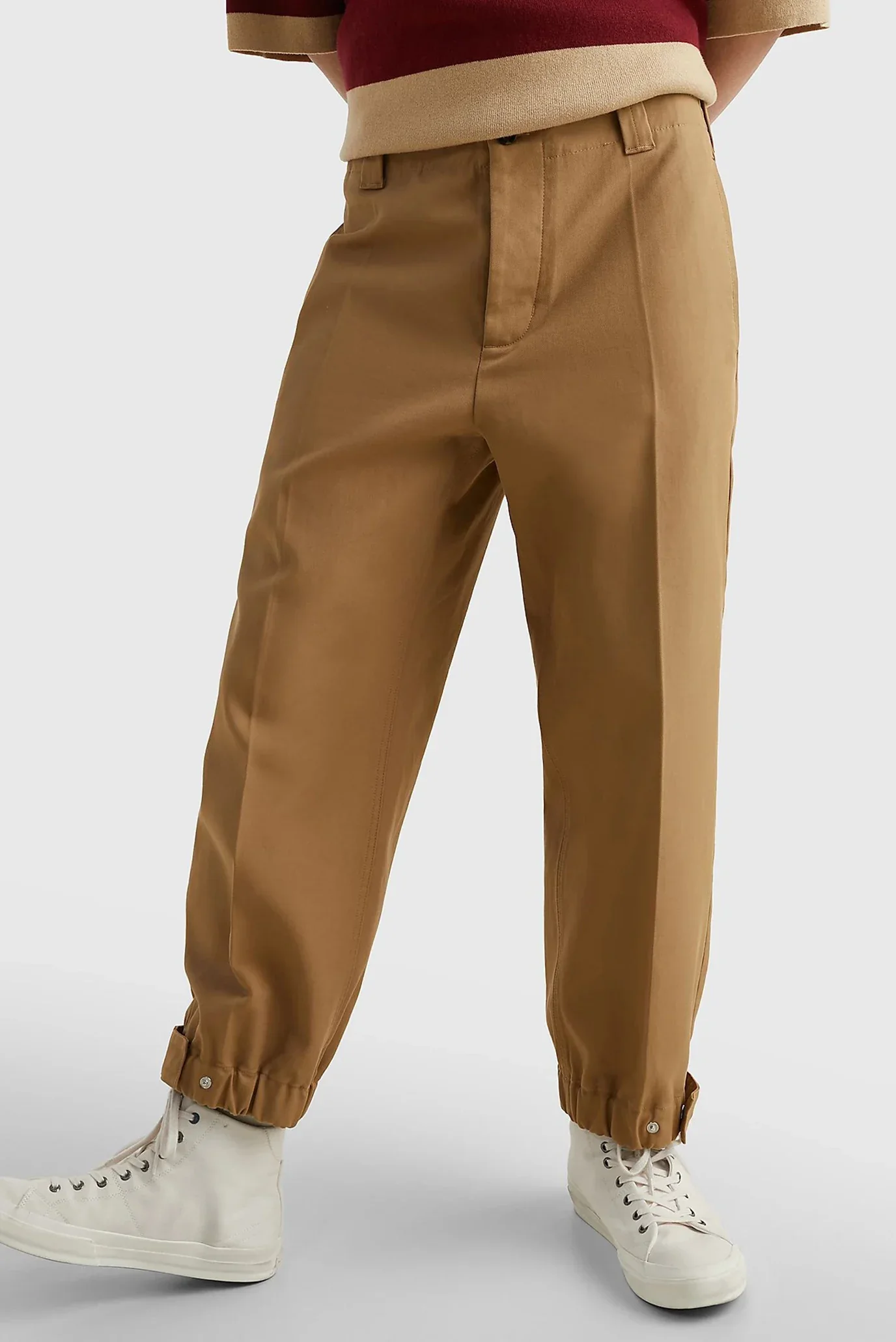 Tommy Hilfiger - Men's Crest Cuffed Chino Pants Regular Fit - Image 4