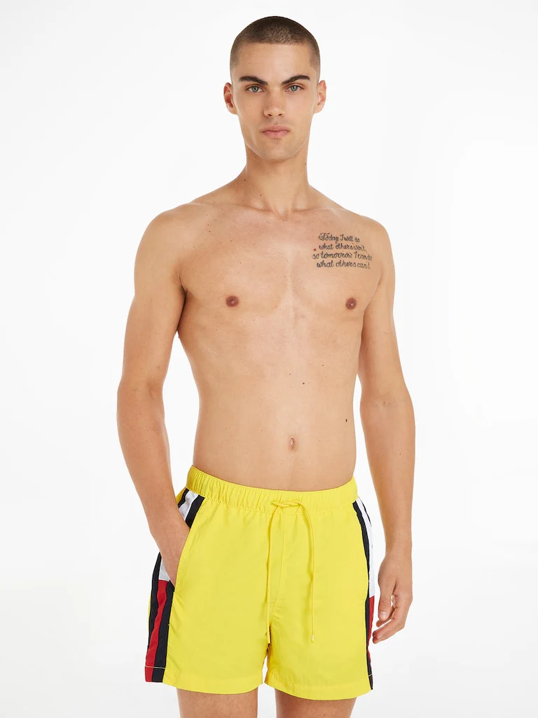 Tommy Hilfiger - Men's Medium Drawstring Swim Short - Image 10