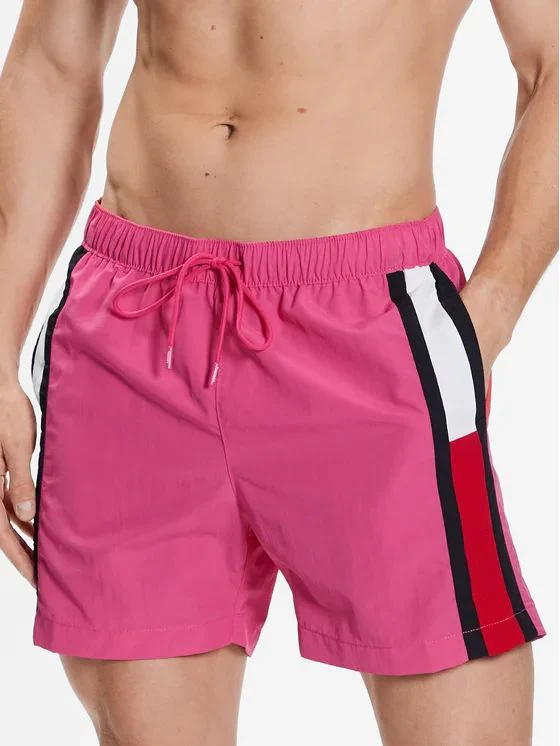 Tommy Hilfiger - Men's Medium Drawstring Swim Short - Image 6