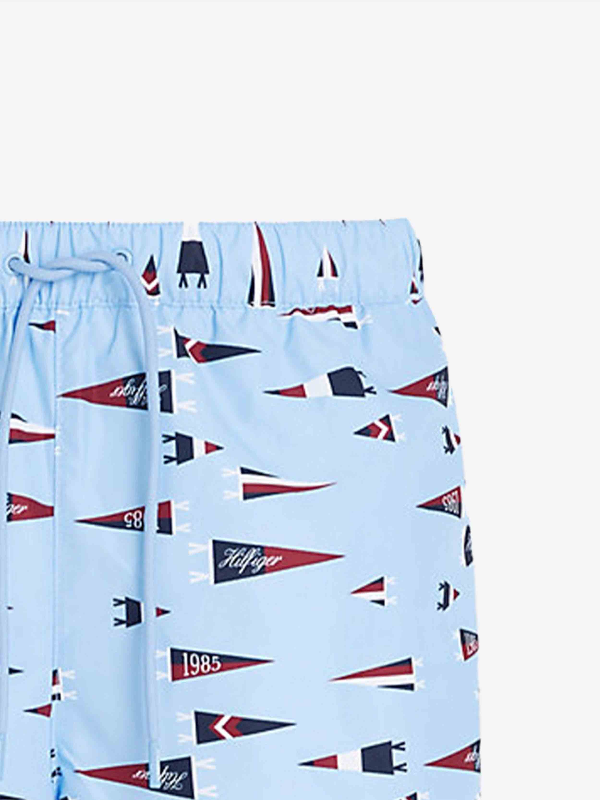 Tommy Hilfiger - Men's Medium Drawstring Printed Swim Shorts - Image 12