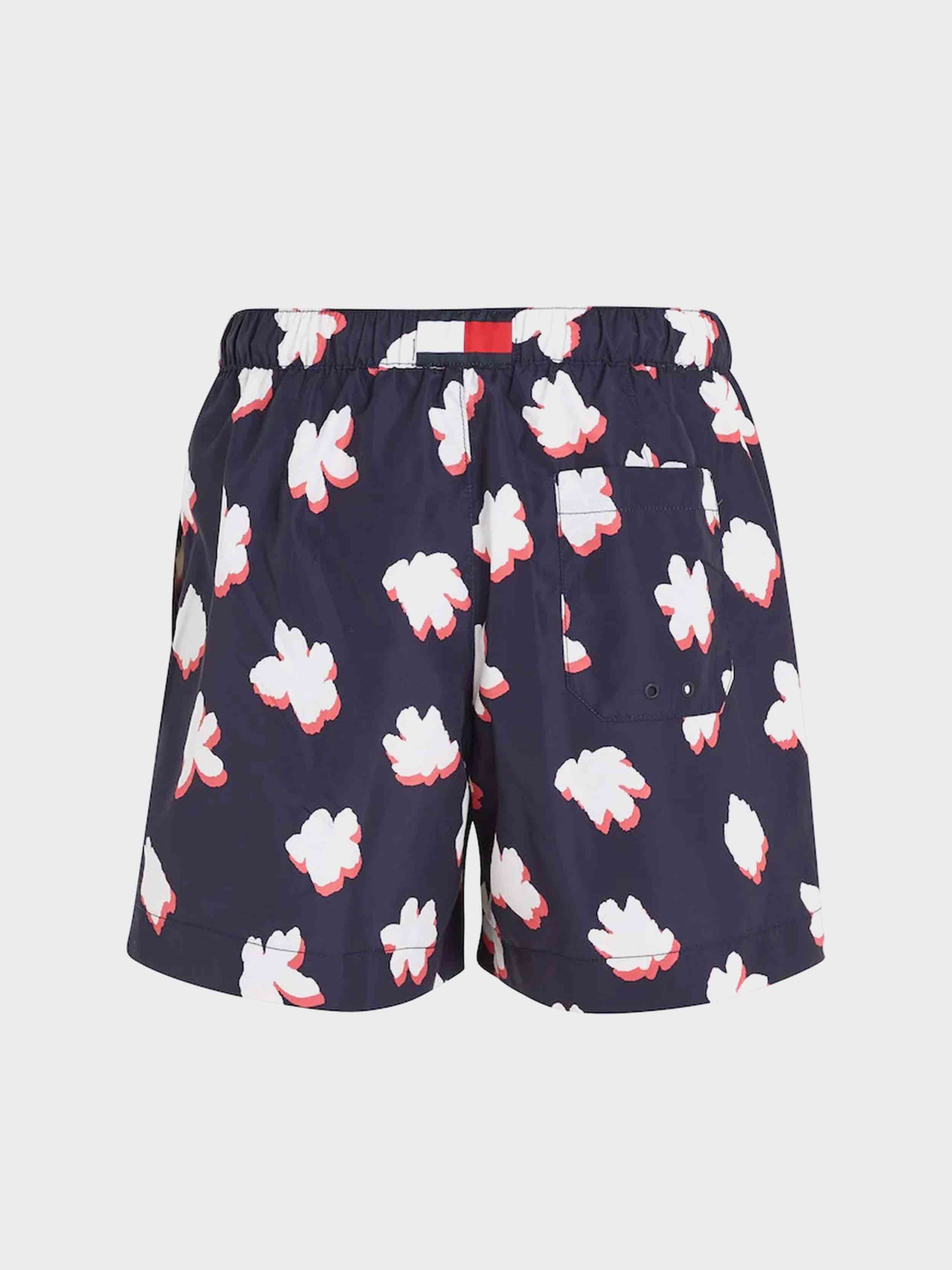 Tommy Hilfiger - Men's Medium Drawstring Printed Swim Shorts - Image 17