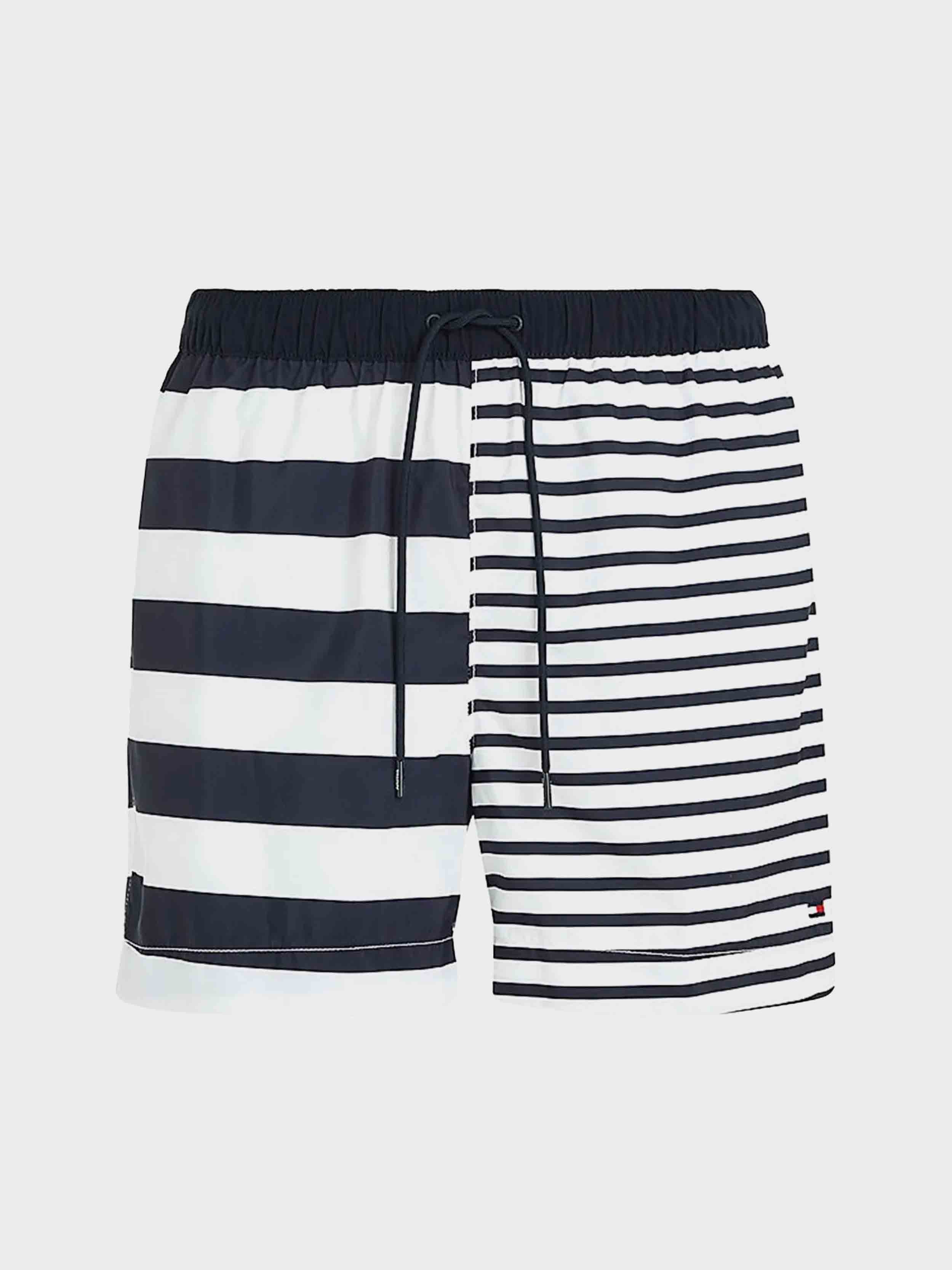 Tommy Hilfiger - Men's Medium Drawstring Printed Swim Shorts - Image 4