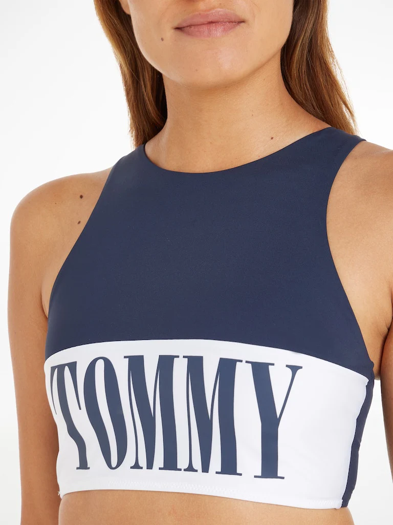 Tommy Hilfiger - Women's High Neck Cropped Bikini Top - Image 5