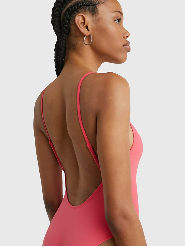Tommy Hilfiger - Women's Signature High-Leg One-Piece Swimsuit - Image 4