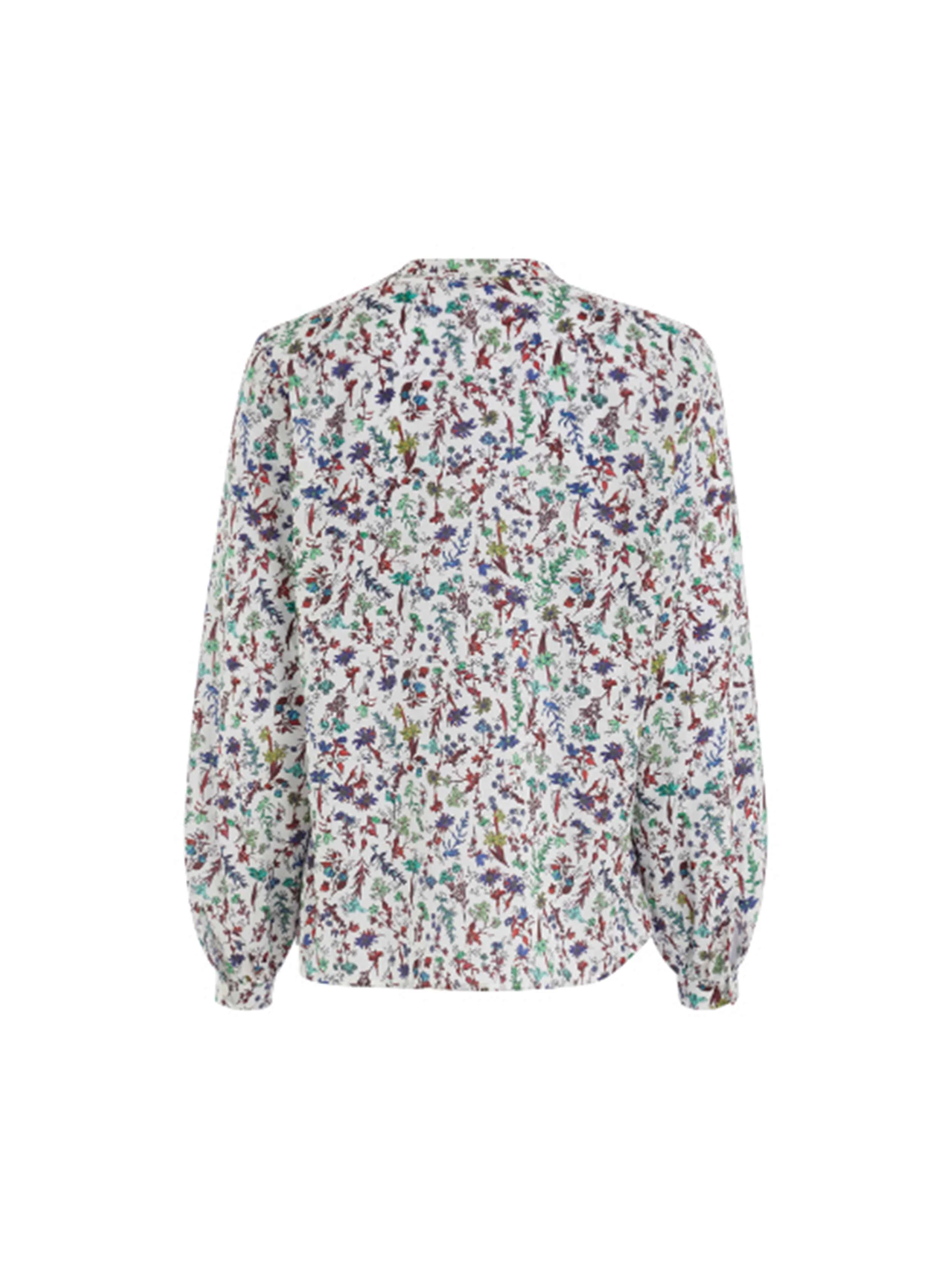 Tommy Hilfiger - Women's Voile Floral V-Neck Shirt Regular Fit - Image 5