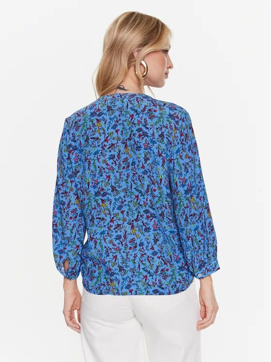 Tommy Hilfiger - Floral Print Regular Fit V-Neck Shirt - Image 2