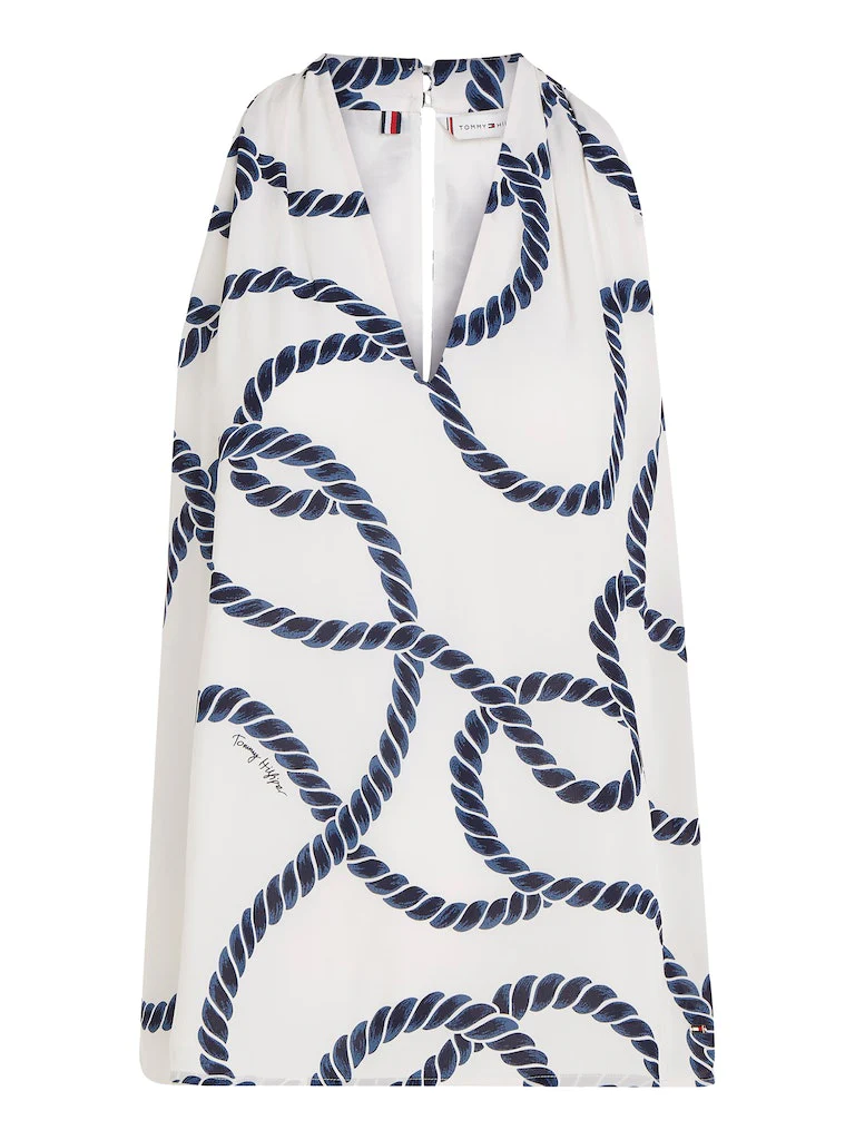 Tommy Hilfiger - Coastal Rope Halter Top Regular Fit - Image 4