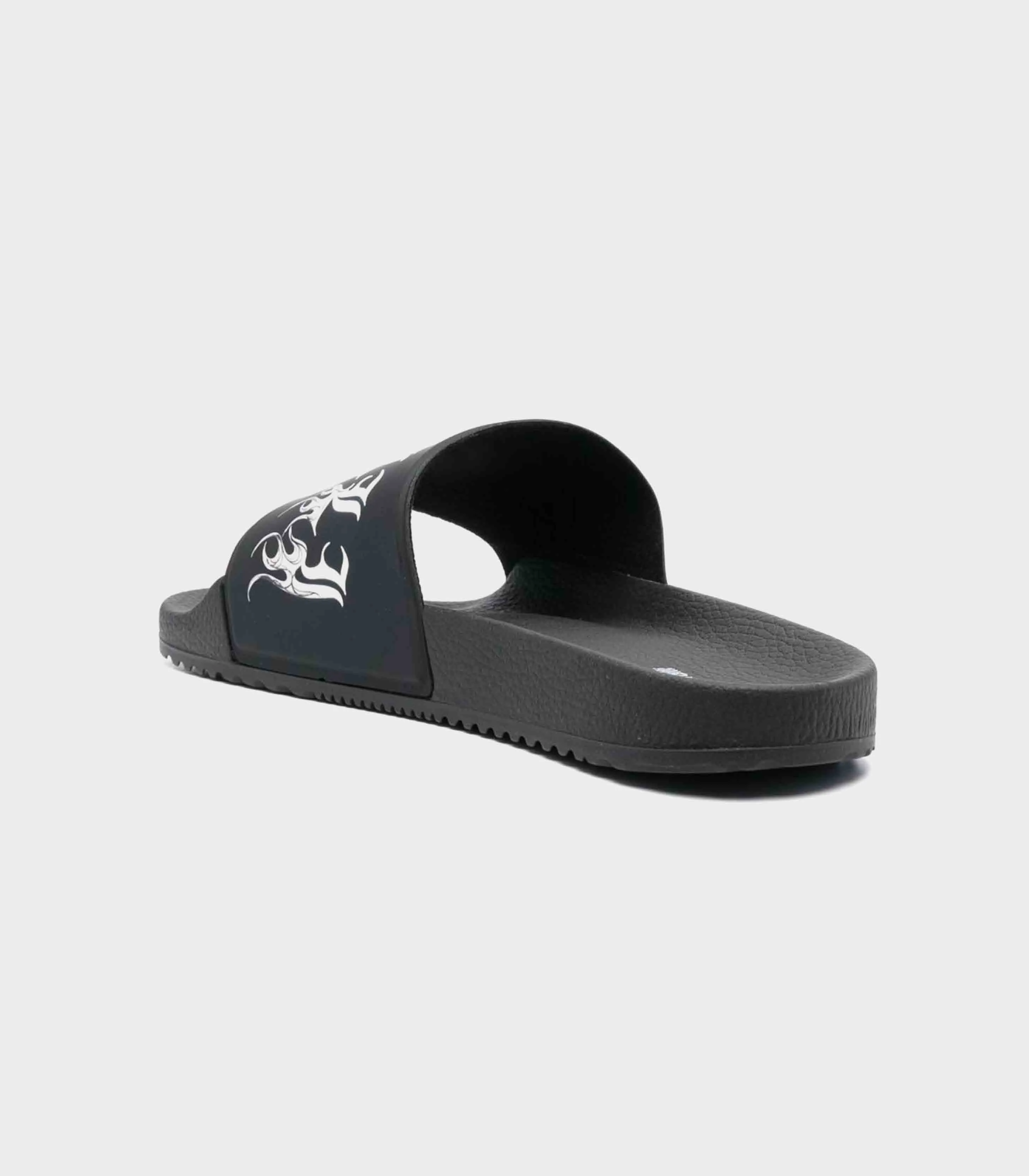 Roberto Cavalli - Men's Gothic Logo-Print Slides - Image 3