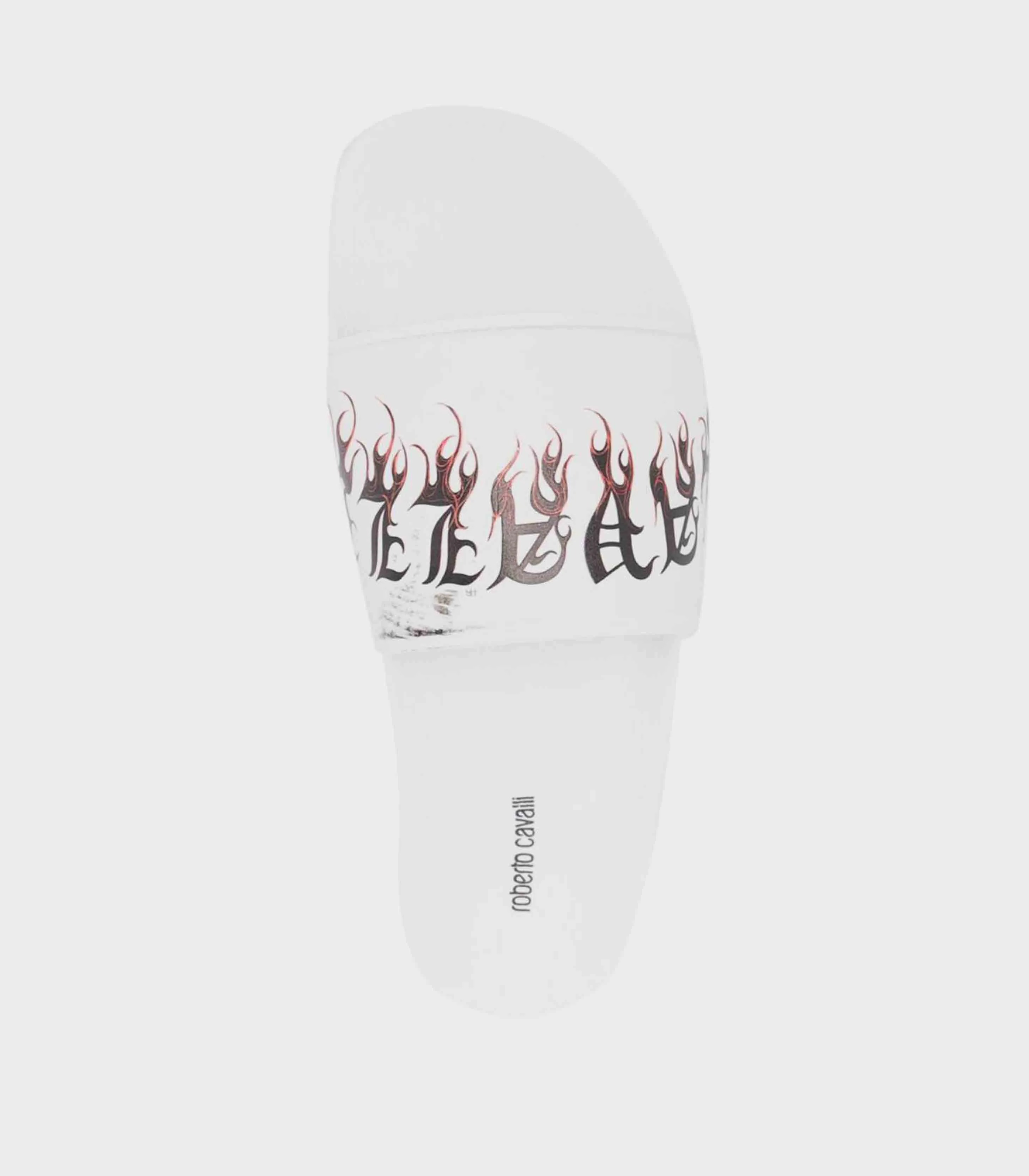 Roberto Cavalli - Men's Gothic Logo-Print Slides - Image 8