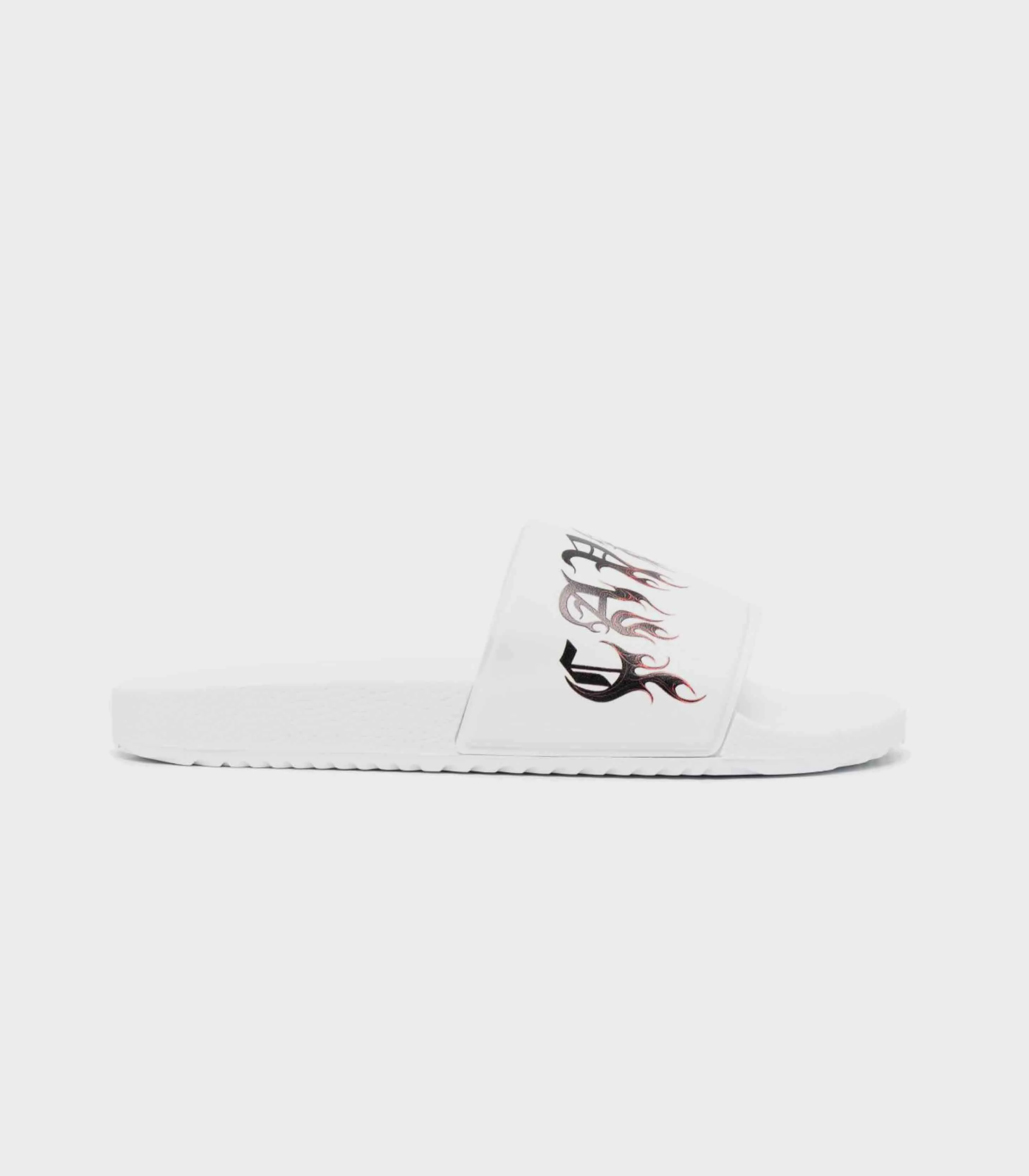 Roberto Cavalli - Men's Gothic Logo-Print Slides - Image 9