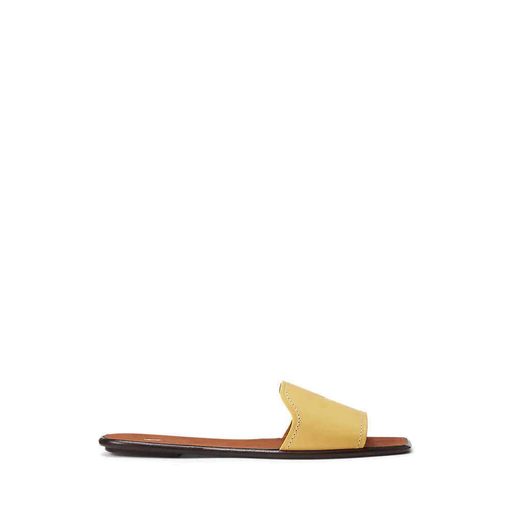 Polo Ralph Lauren - Vachetta Leather Slide Sandals - Image 2