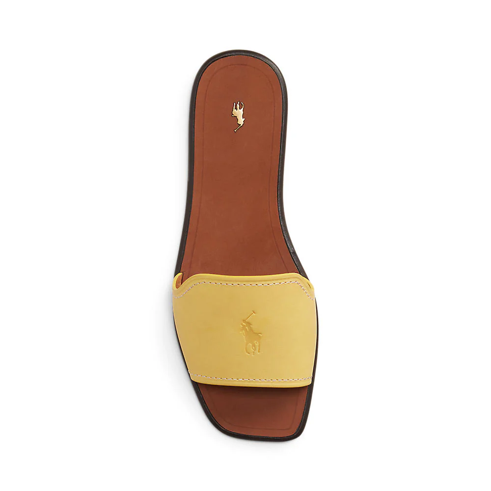 Polo Ralph Lauren - Vachetta Leather Slide Sandals - Image 3