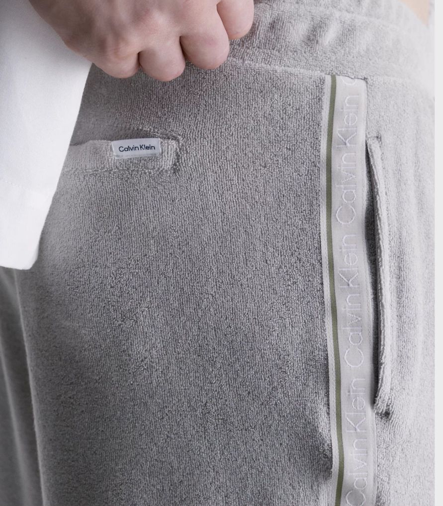 Calvin Klein - Men's Core Logo Tape Towelling Shorts - Image 4