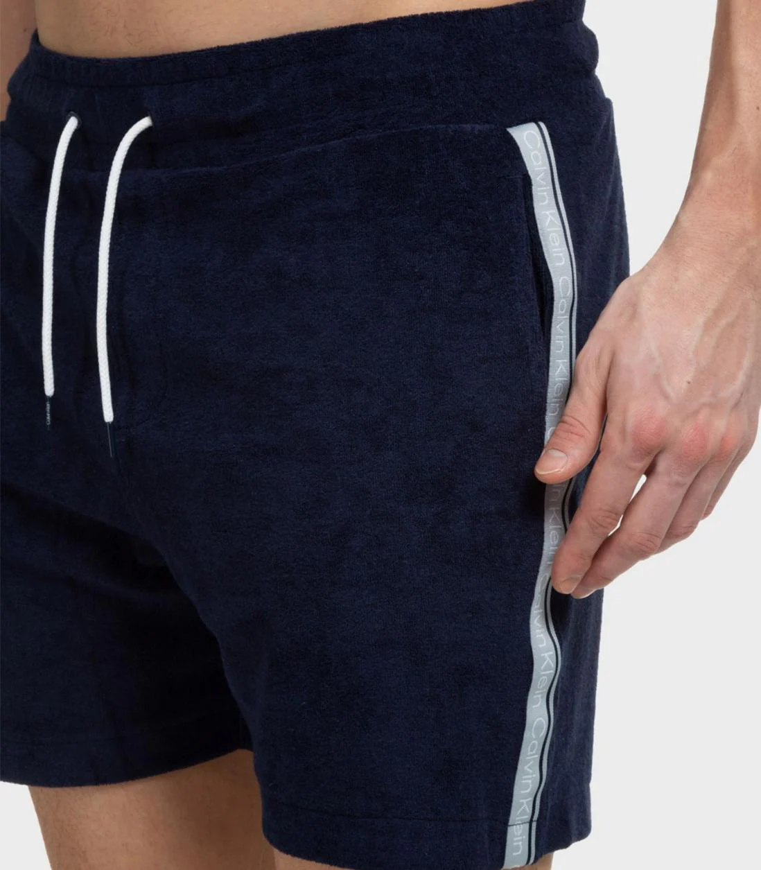 Calvin Klein - Men's Core Logo Tape Towelling Shorts - Image 8