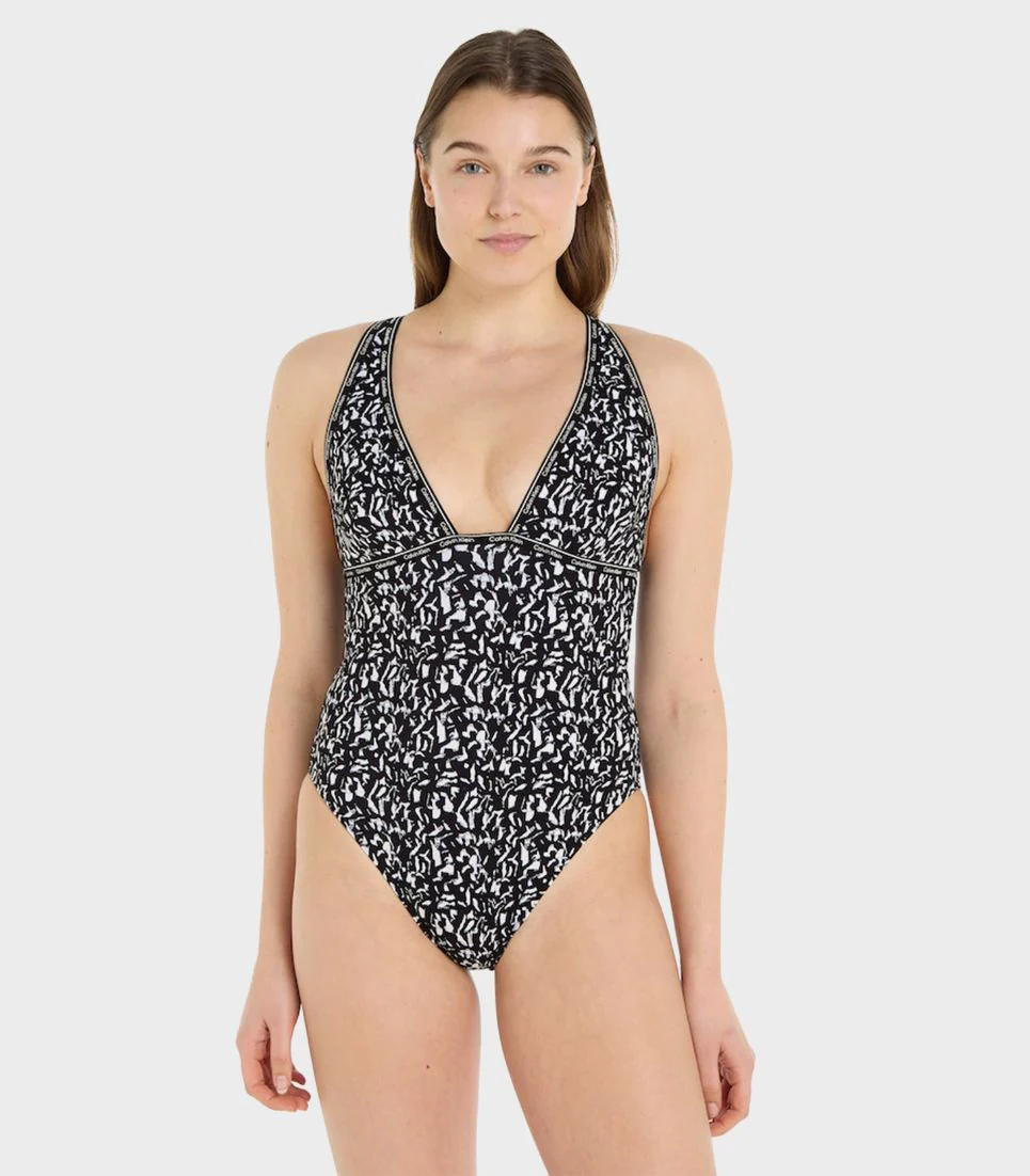 Calvin Klein - Plunge One Piece-Print - Image 5