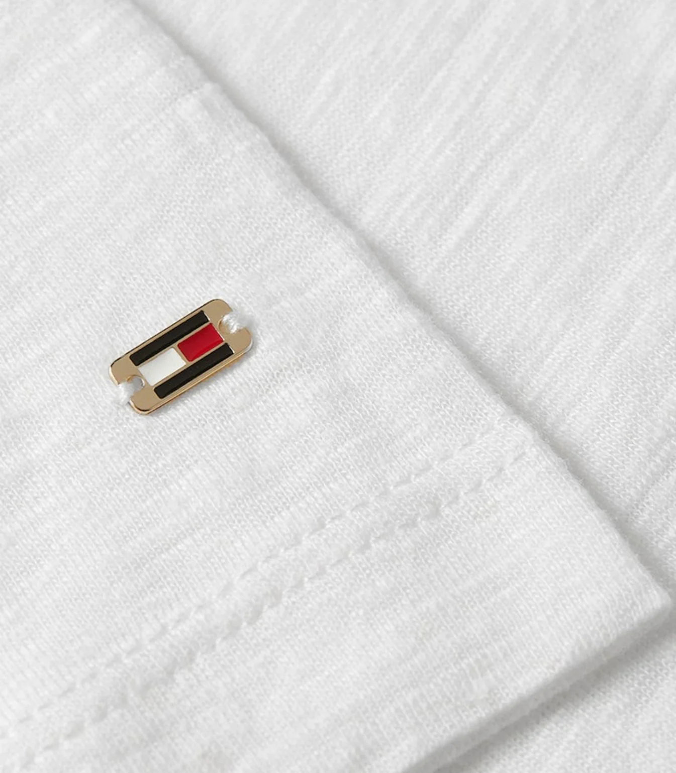 Tommy Hilfiger - Slub V-Neck T-Shirt - Image 6