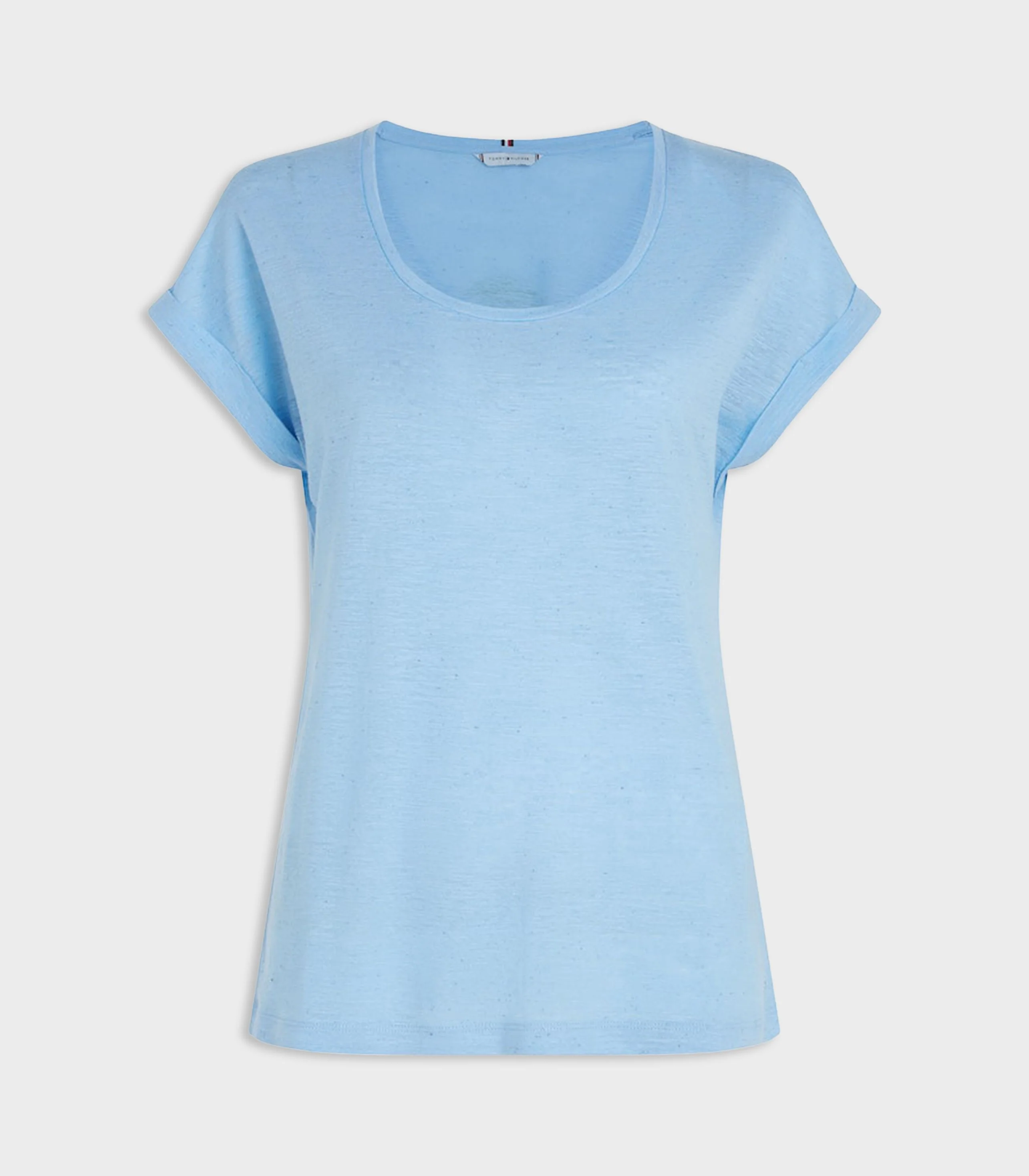Tommy Hilfiger - Scoop Neck Rolled Sleeve T-Shirt Regular Fit - Image 11