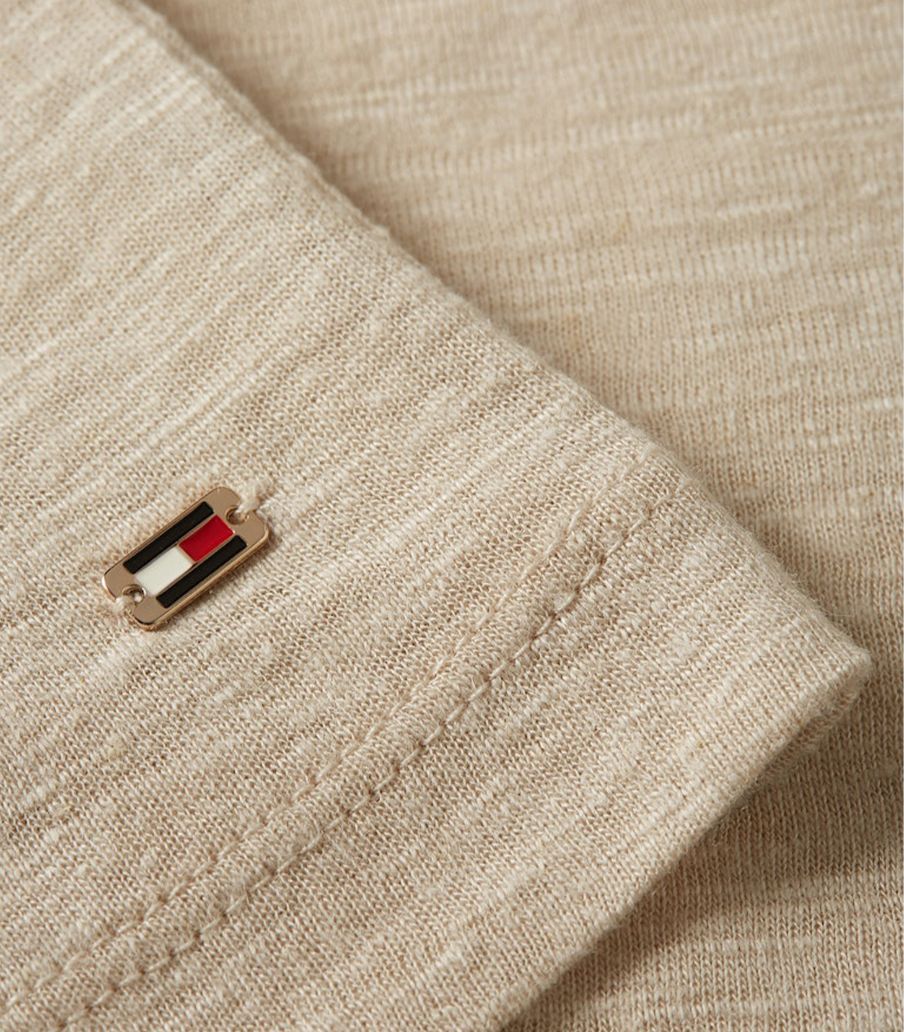Tommy Hilfiger - Scoop Neck Rolled Sleeve T-Shirt Regular Fit - Image 5