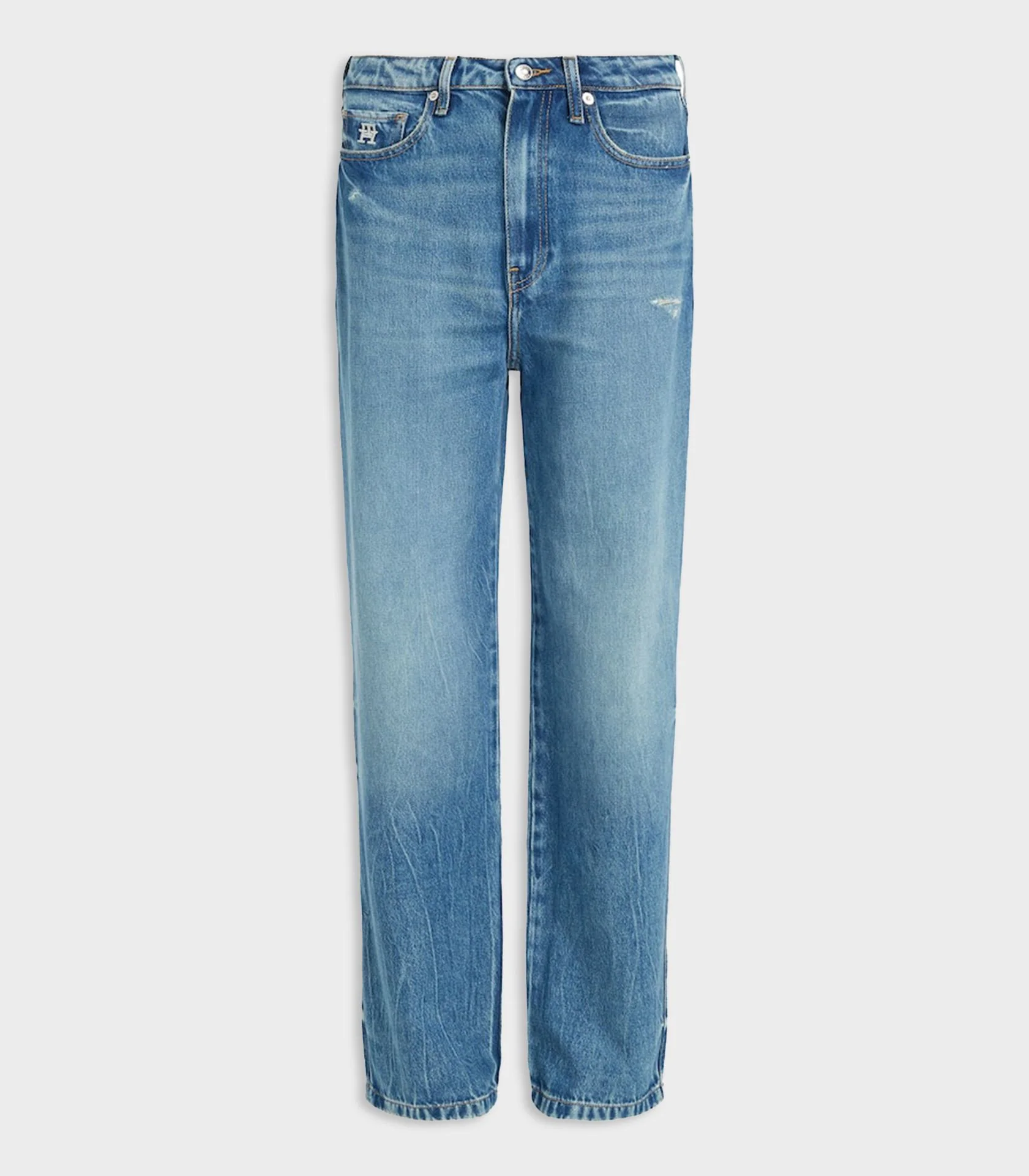 Tommy hilfiger - high rise relaxed straight jeans - women  - women - Image 2