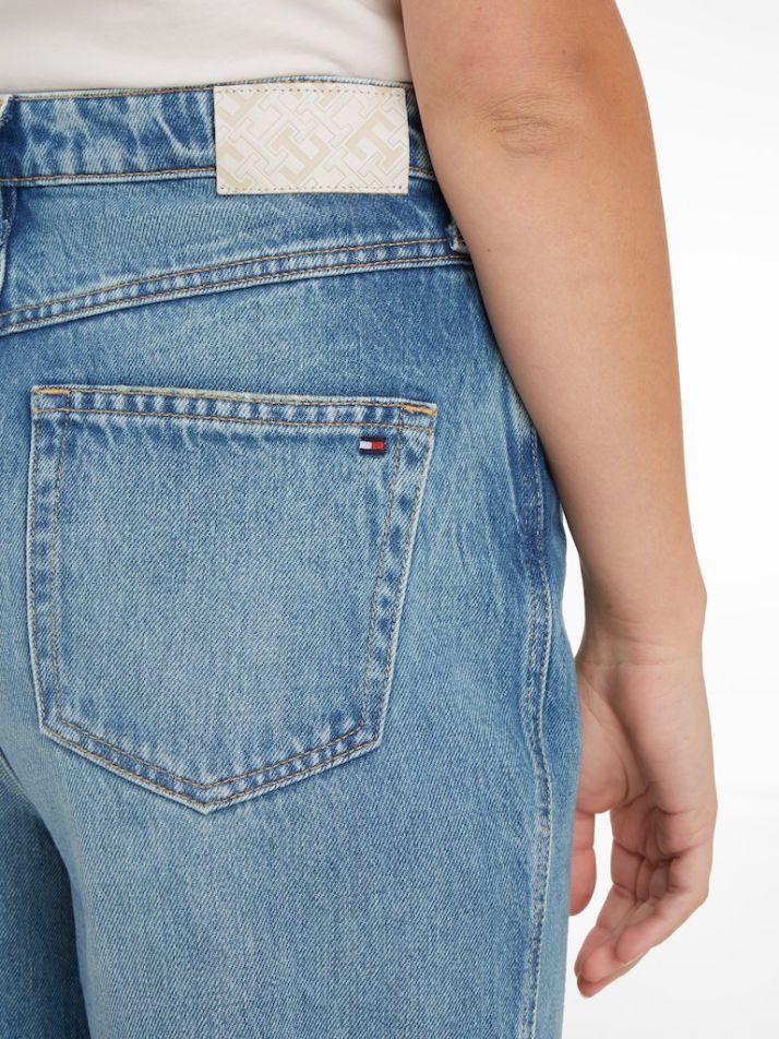 Tommy hilfiger - high rise relaxed straight jeans - women  - women - Image 5