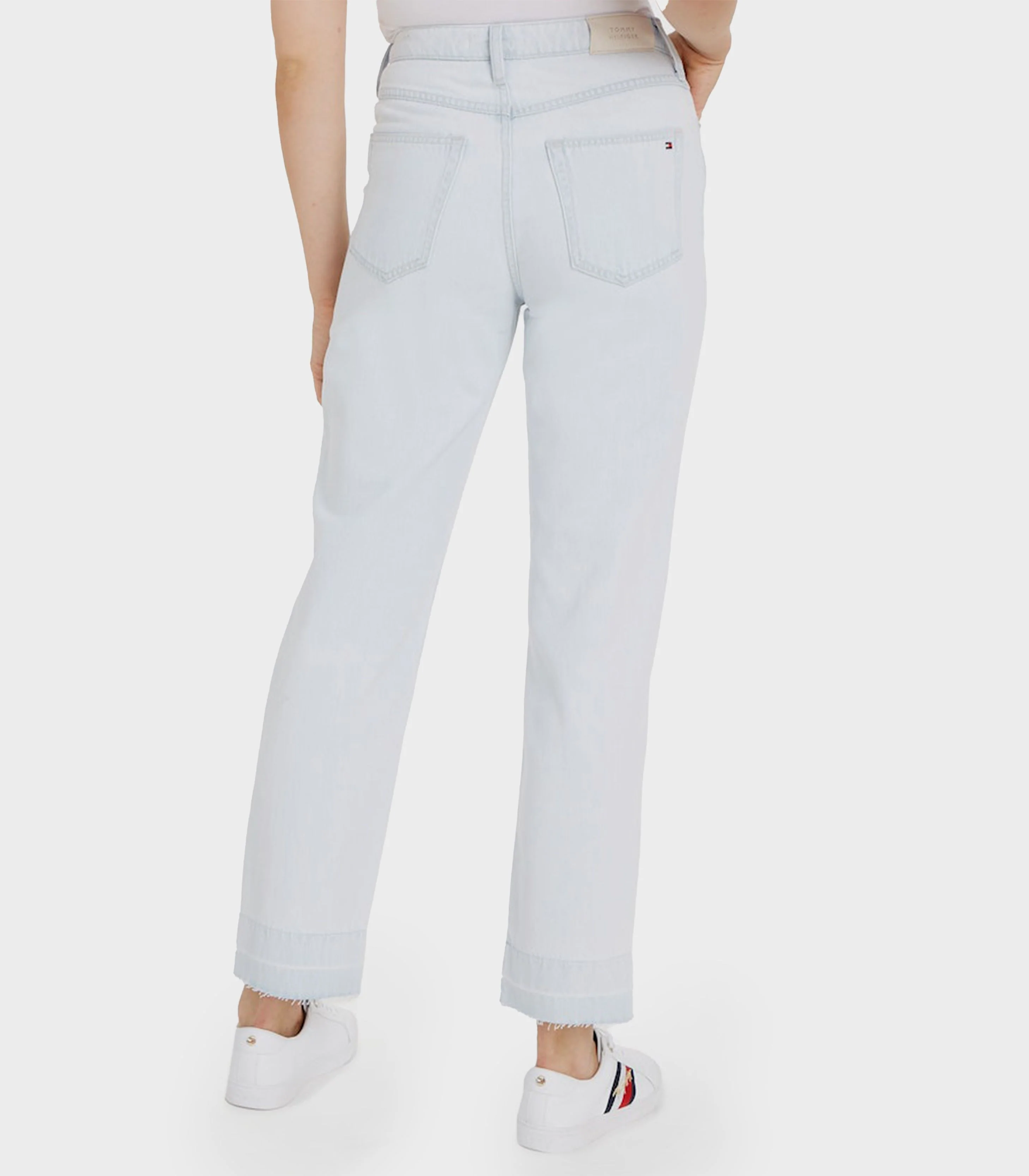 Tommy hilfiger - classic straight high waist jeans - women  - women - Image 8