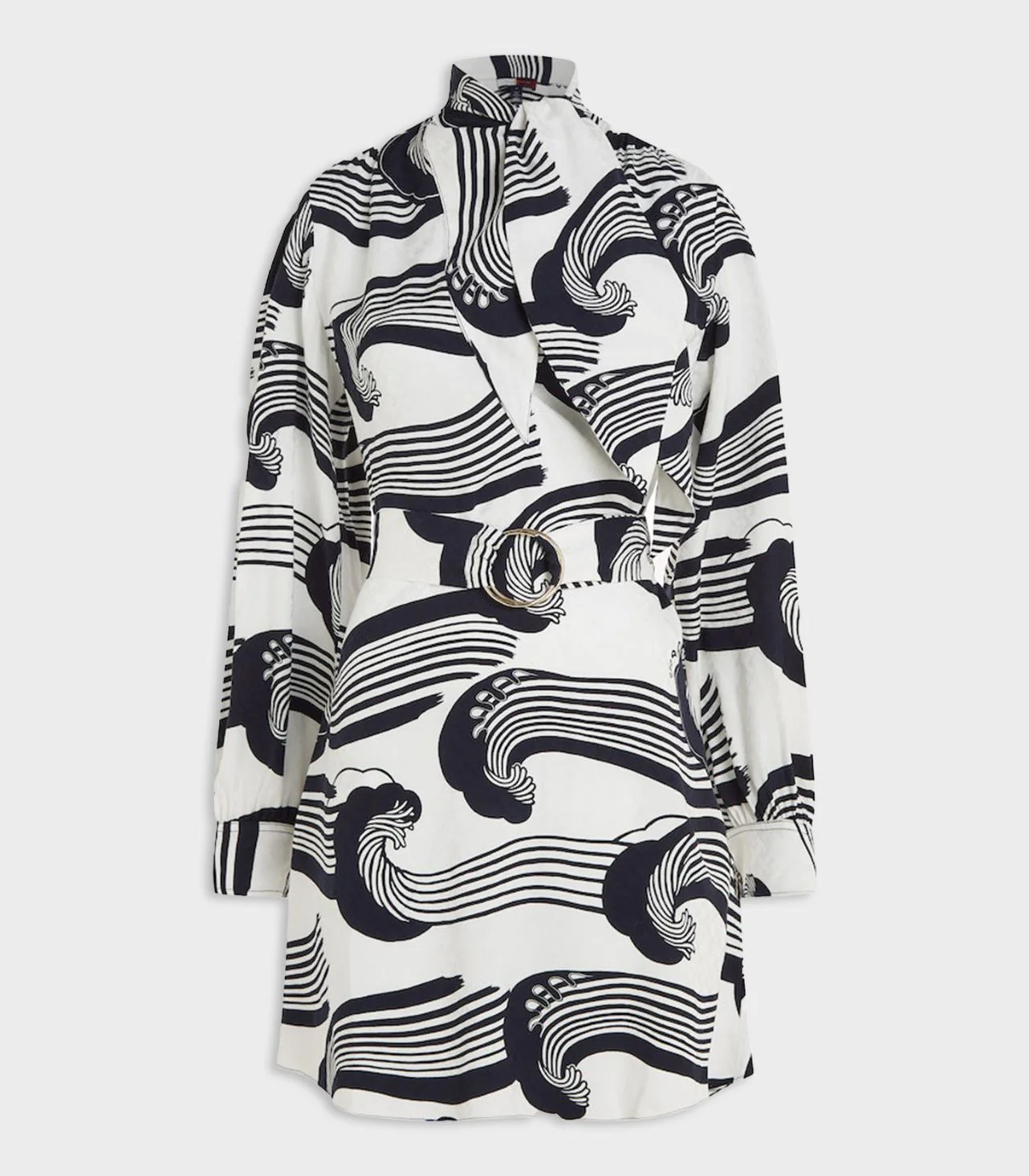 Tommy hilfiger - wave jacquard mini shirt dress - women - Image 3