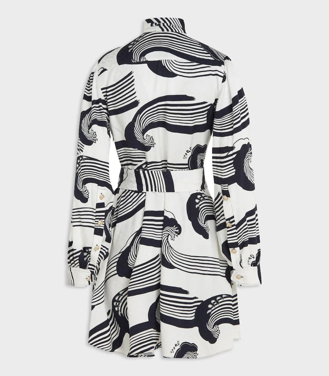 Tommy hilfiger - wave jacquard mini shirt dress - women - Image 6