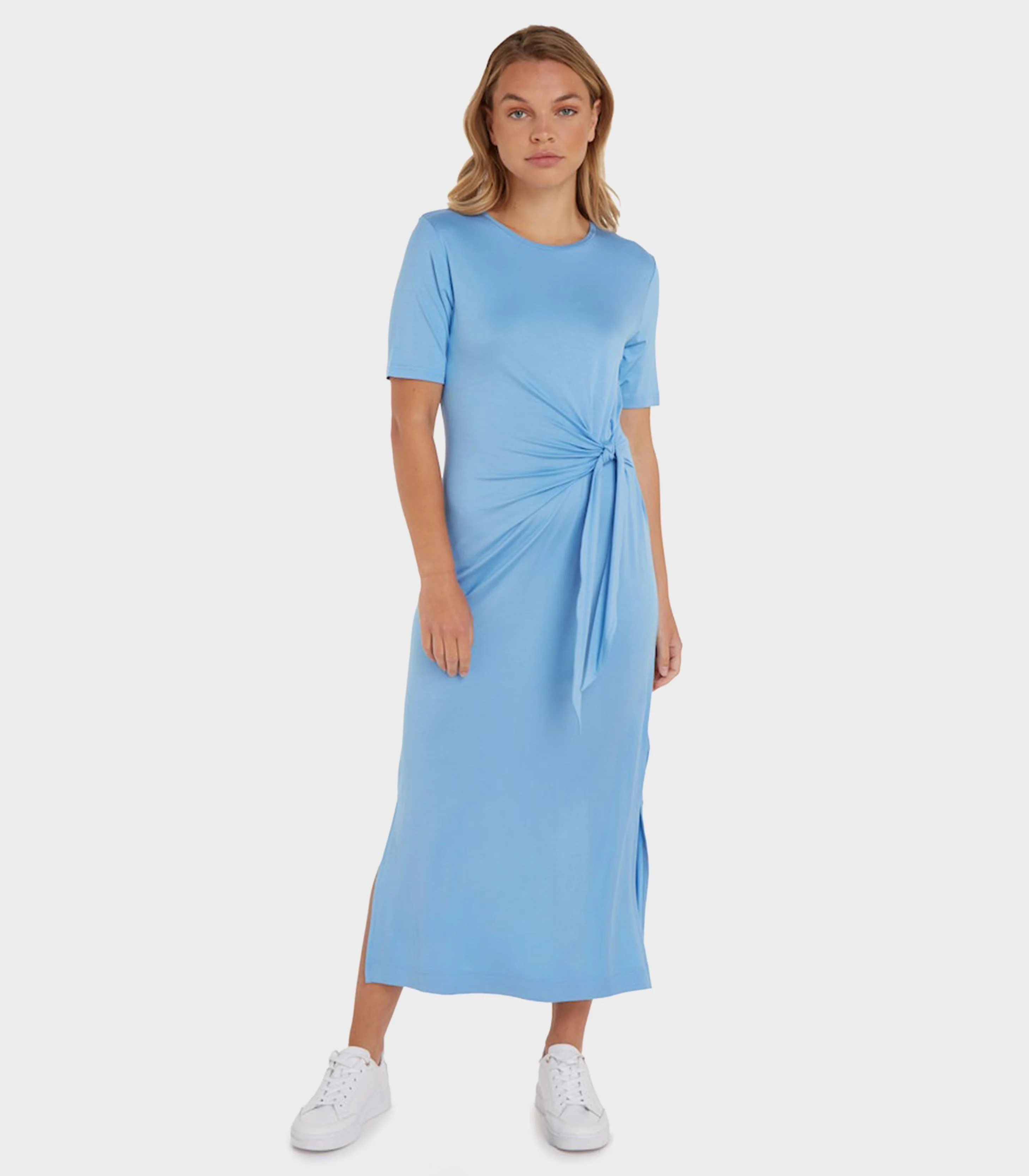 Tommy Hilfiger - Women's  Knot Midi T-Shirt Dress - Image 2