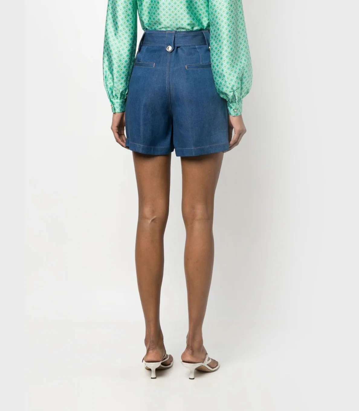 Liu Jo - High-Waist Denim Shorts - Image 4