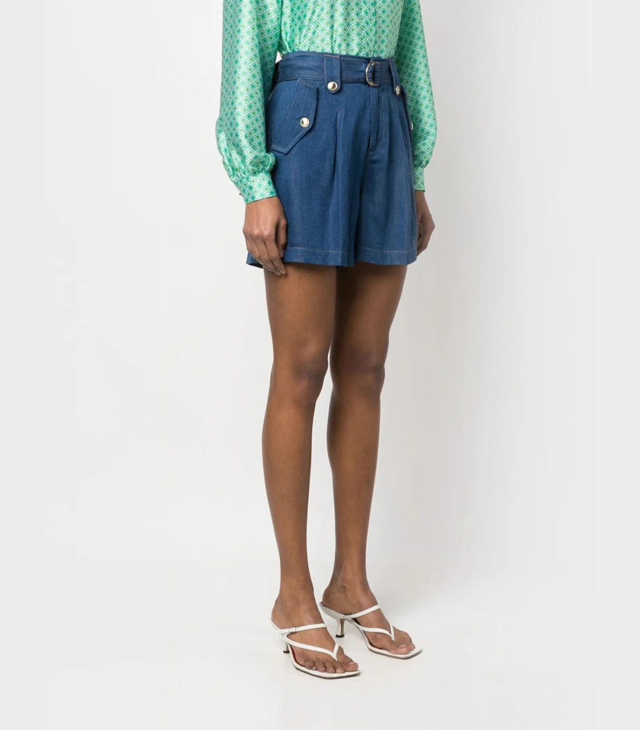 Liu Jo - High-Waist Denim Shorts - Image 5