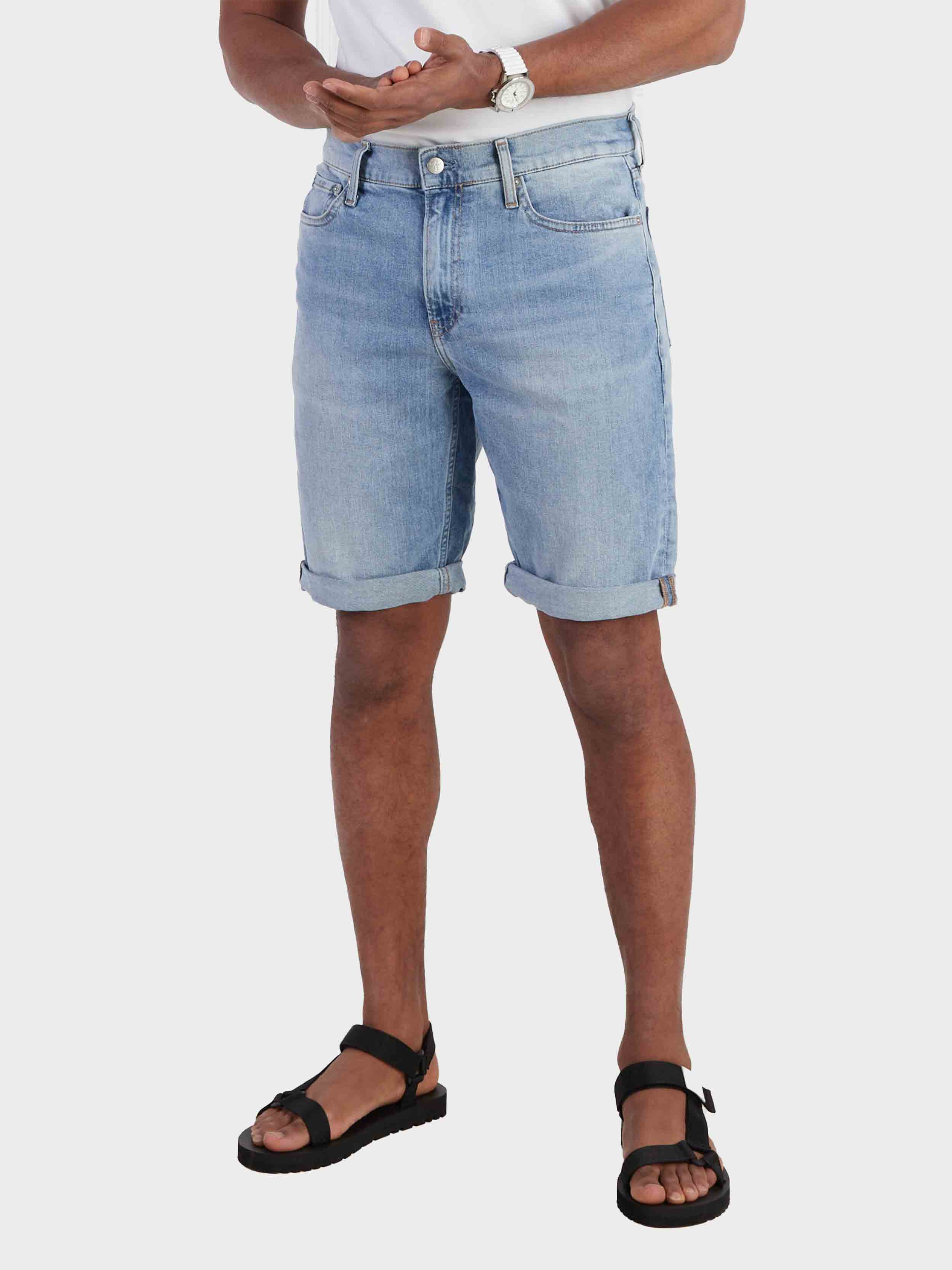 Calvin Klein Jeans - Men's Slim Fit Denim Shorts - Image 5