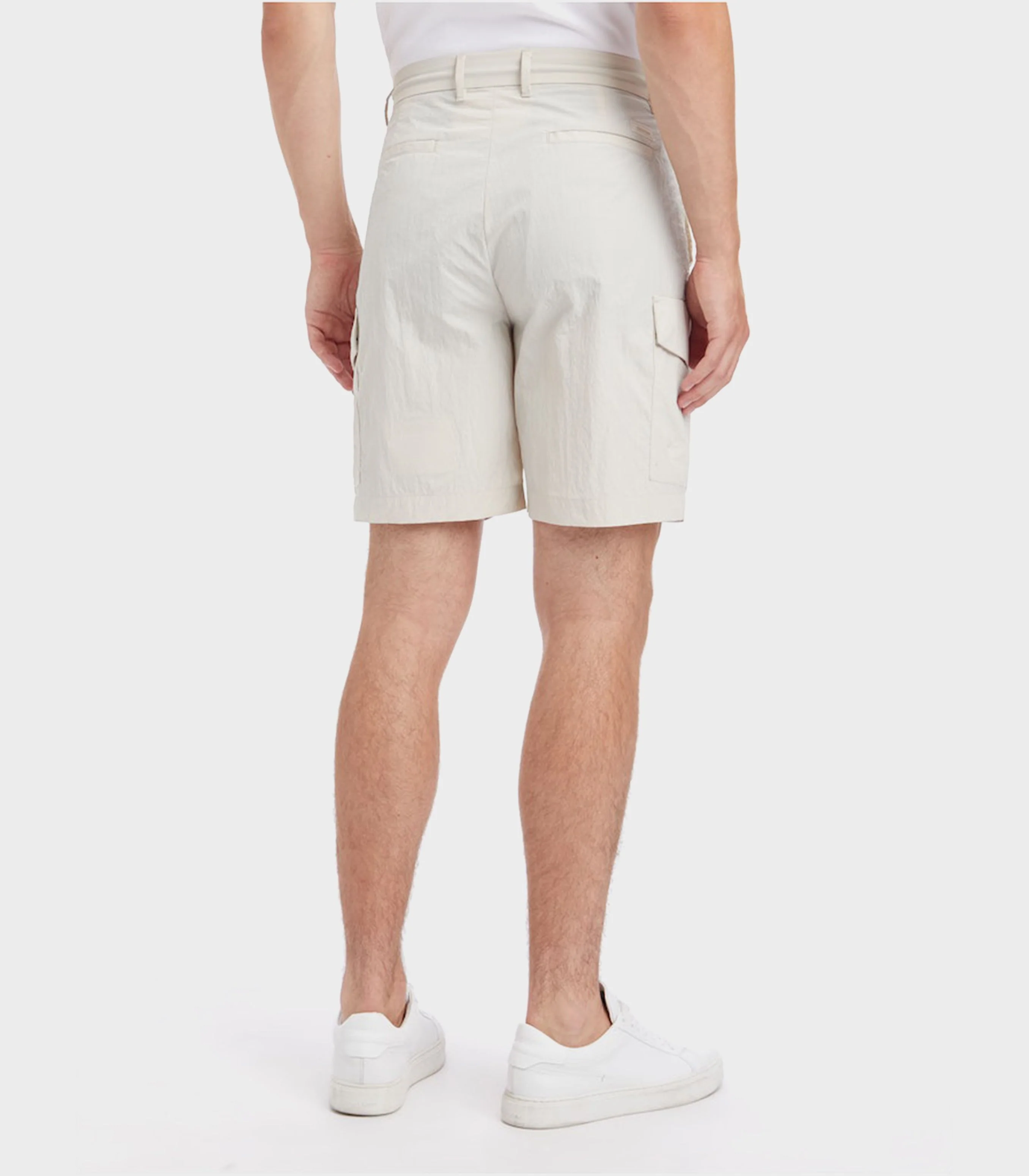 Calvin Klein - Men's Crinkle Nylon Cargo Shorts - Image 2
