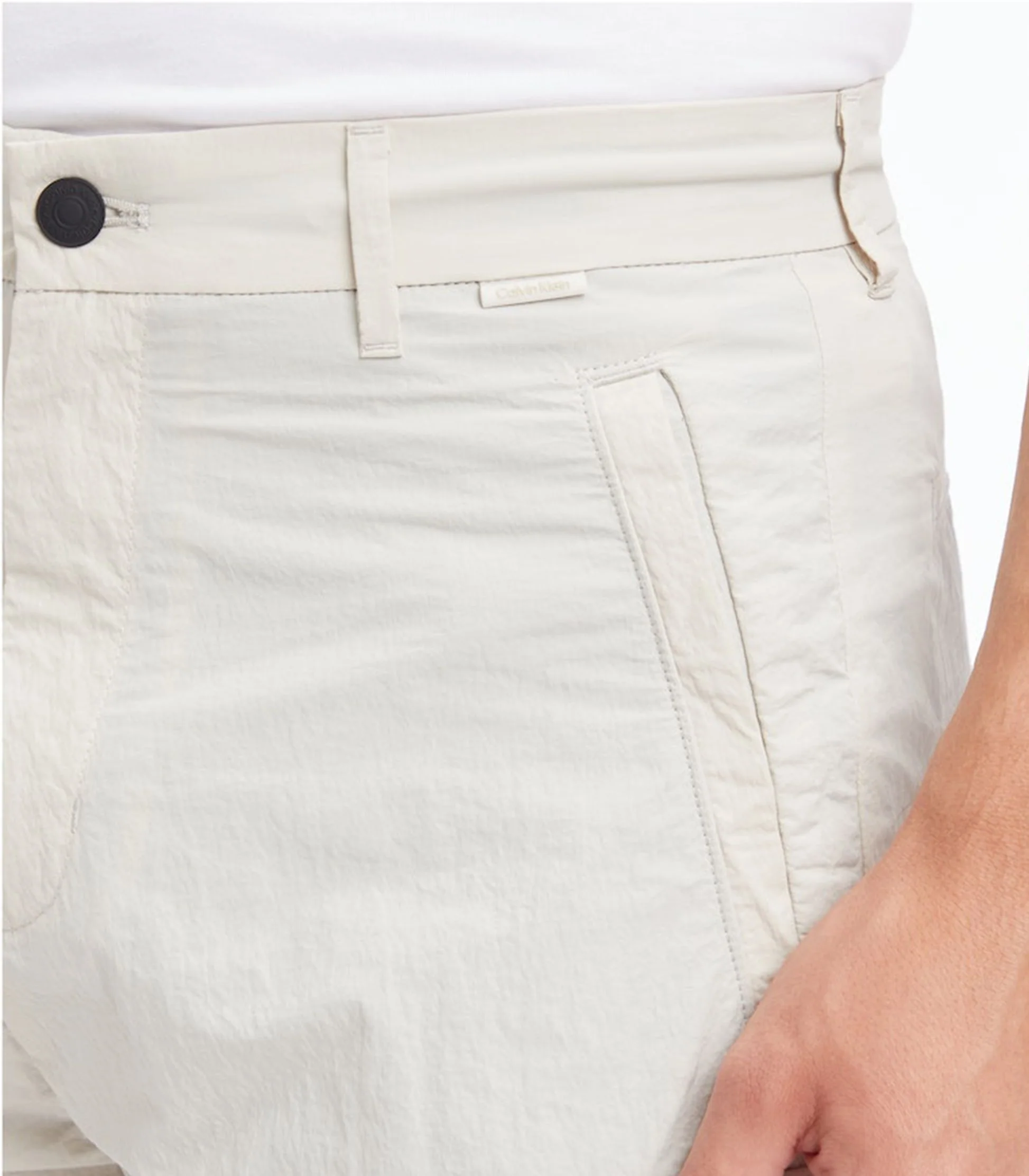 Calvin Klein - Men's Crinkle Nylon Cargo Shorts - Image 3