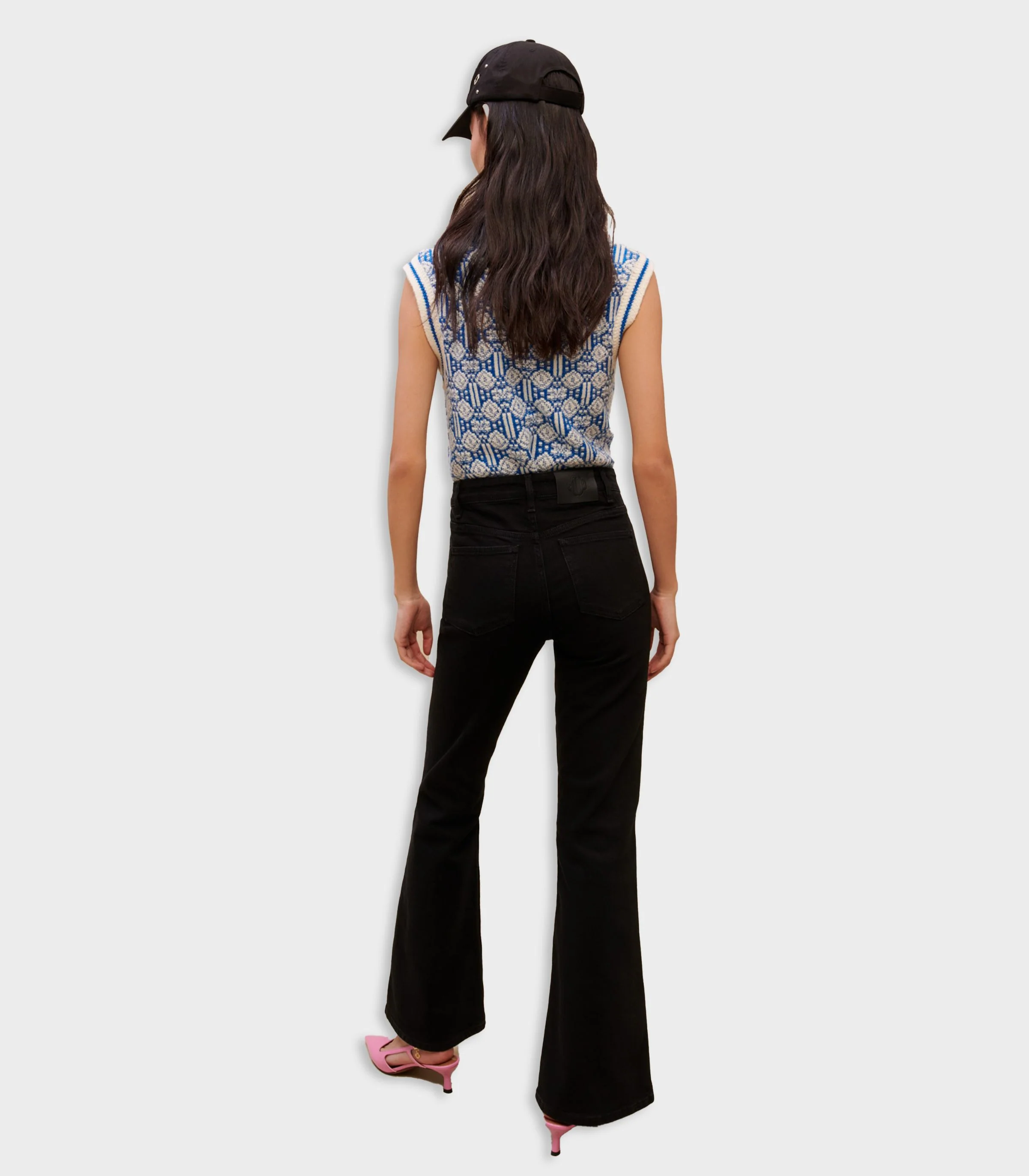 Maje -Black Flared Jeans - Image 4