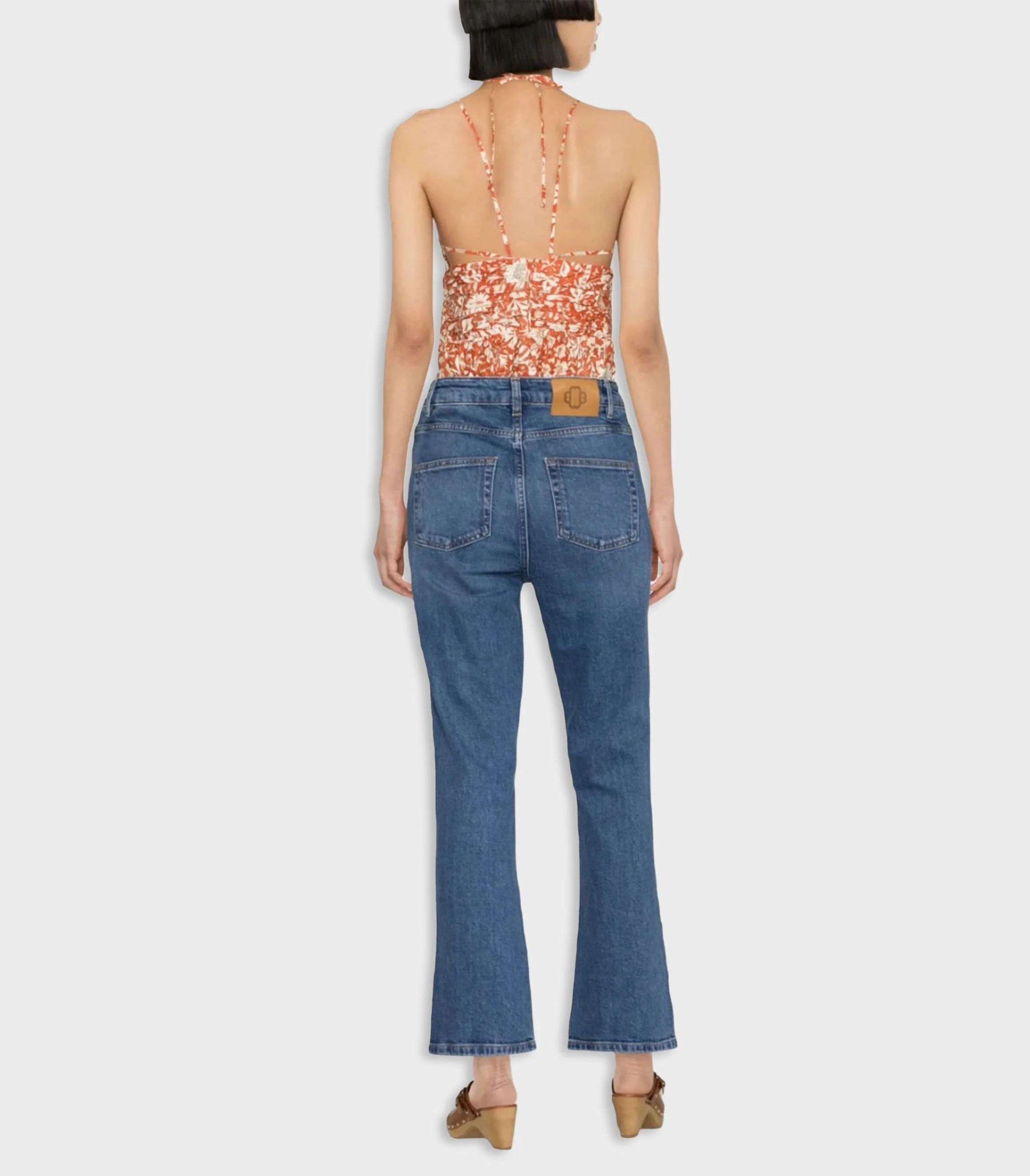 Maje - Stud-Embellished Flared Jeans - Image 8