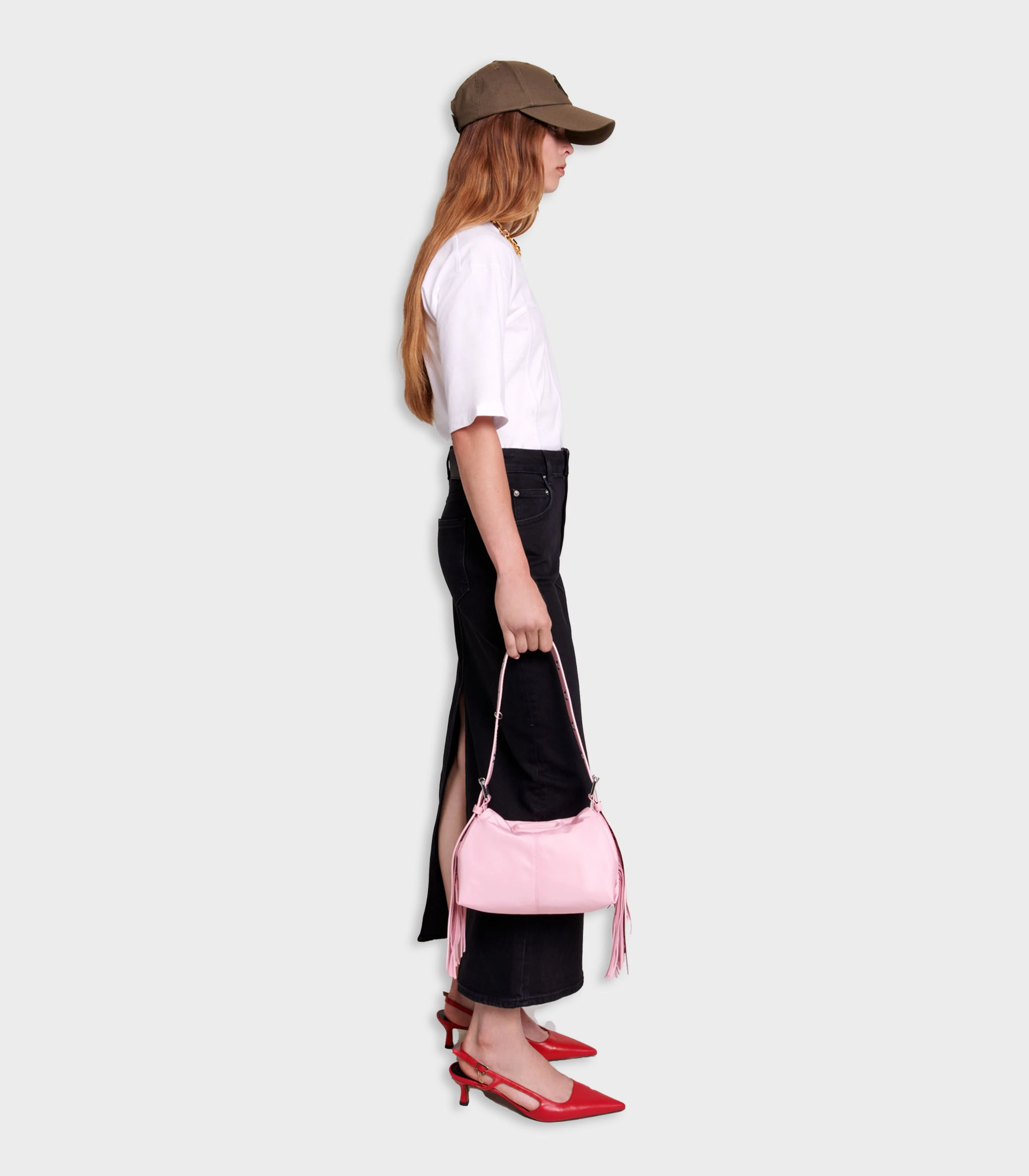Maje - Long Denim Skirt - Image 3