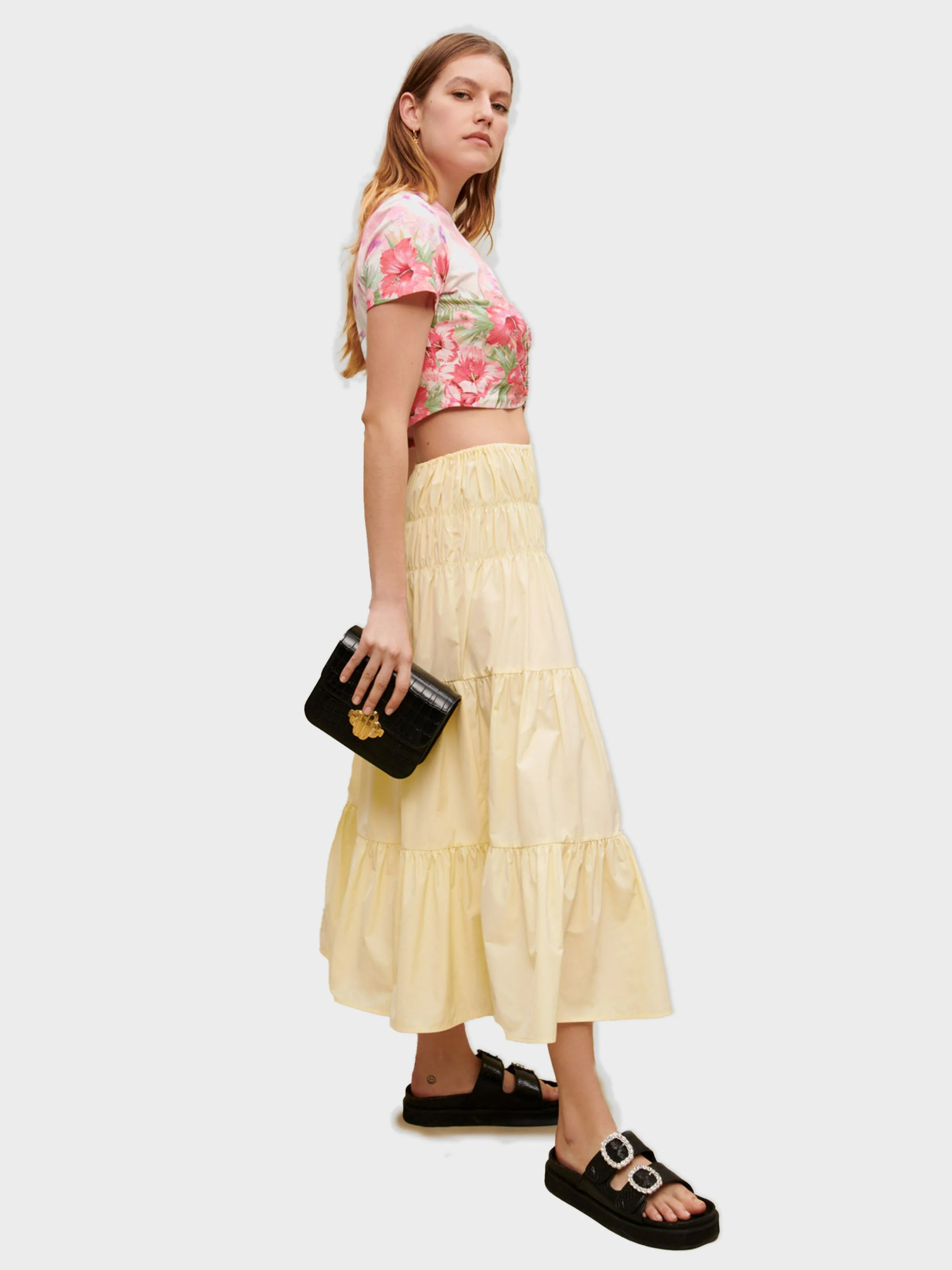 Maje - Women's Long Gathered Skirt - Image 9