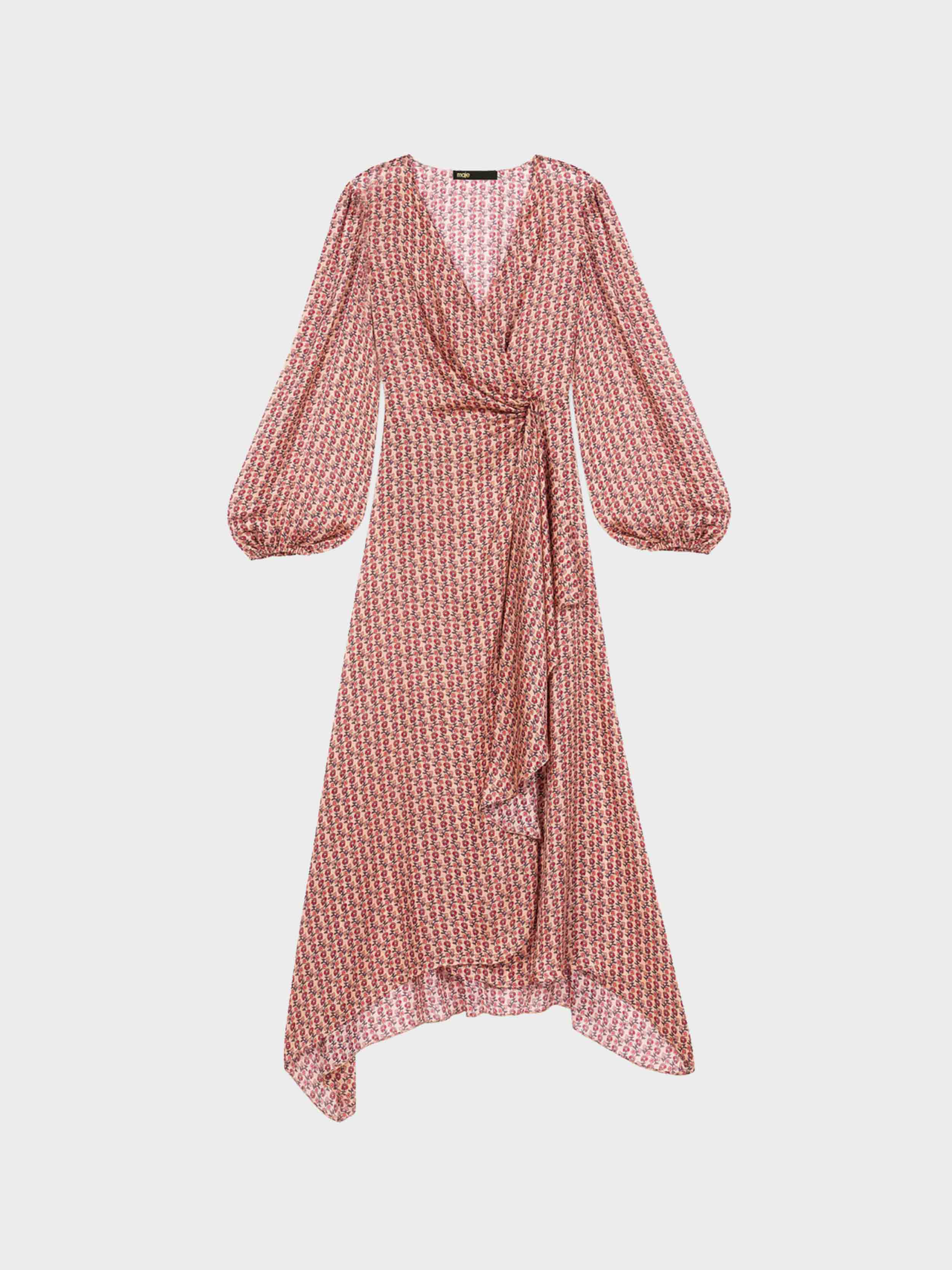 Maje - Women's Floral Print Wrap Dress - Image 3