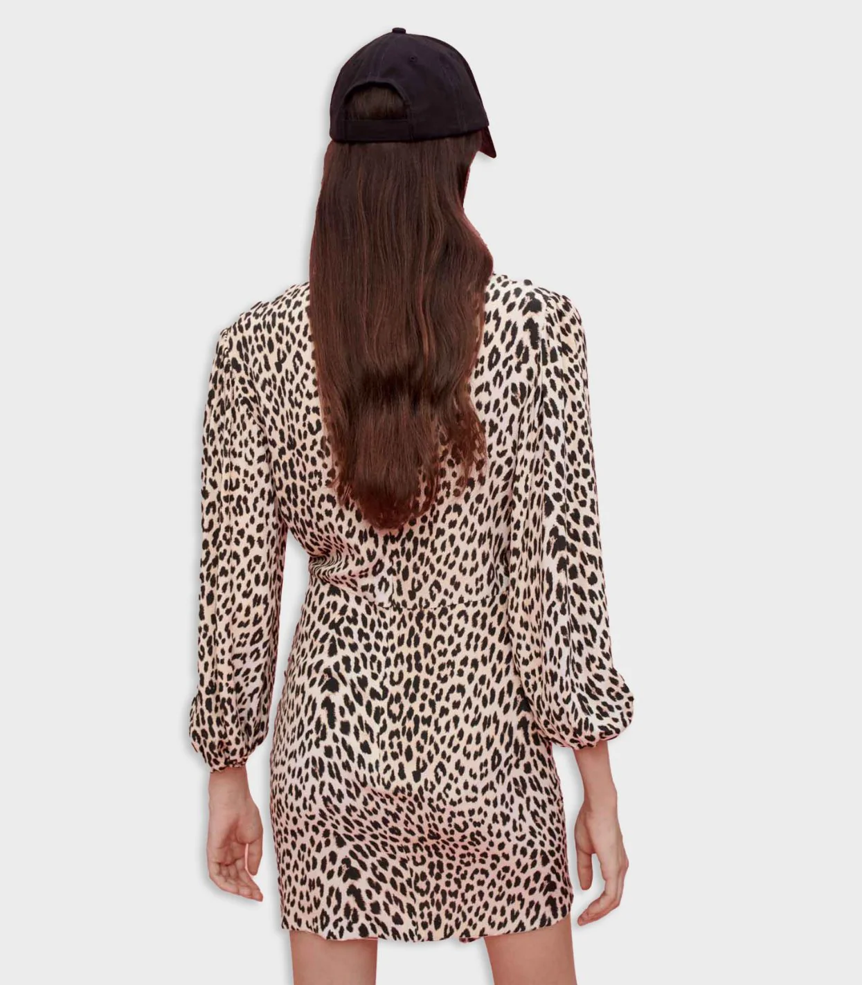 Maje - Leopard-Print Viscose Dress - Image 4