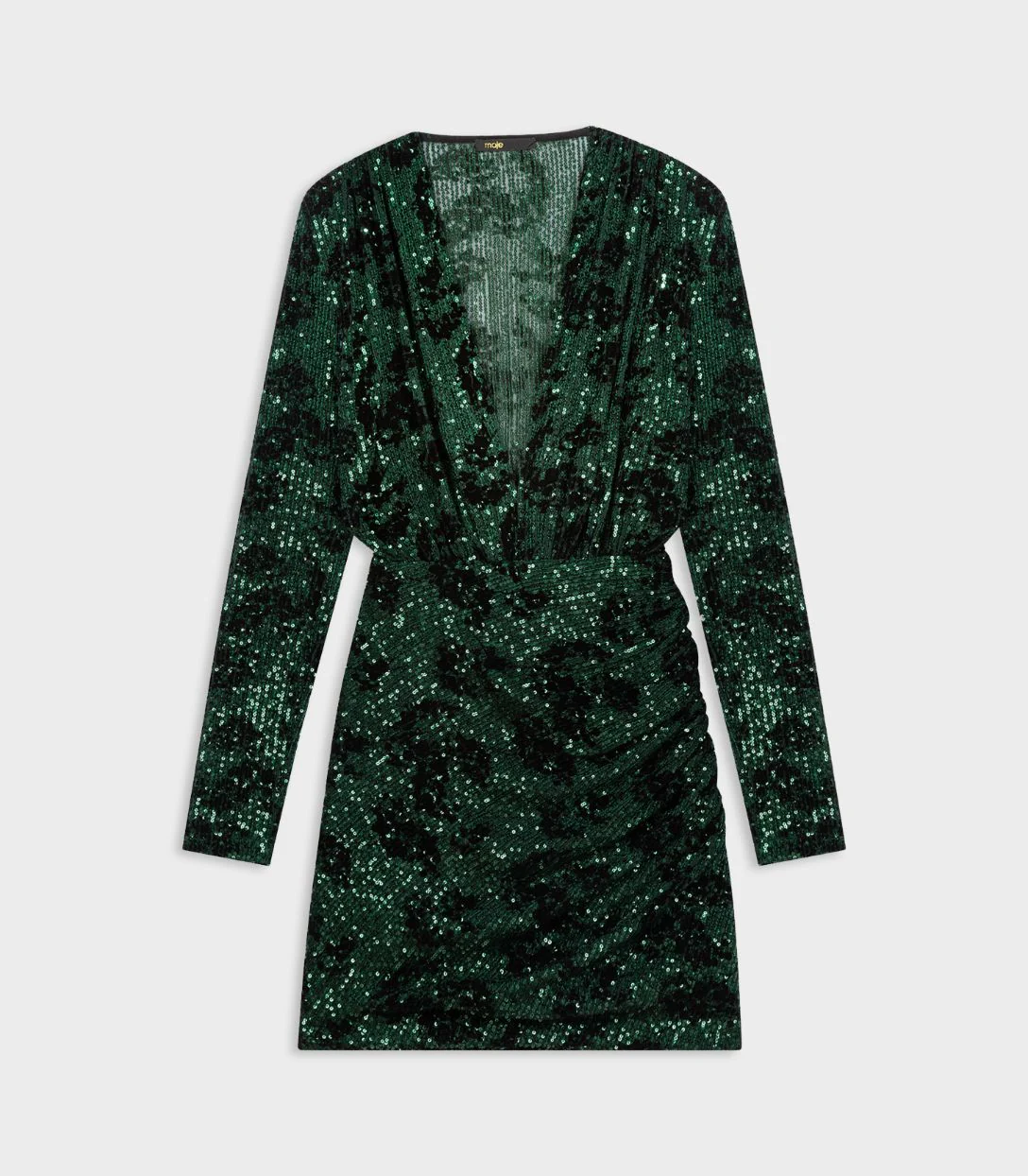 Maje - Dress With Full Sequin Embellishment - Image 4