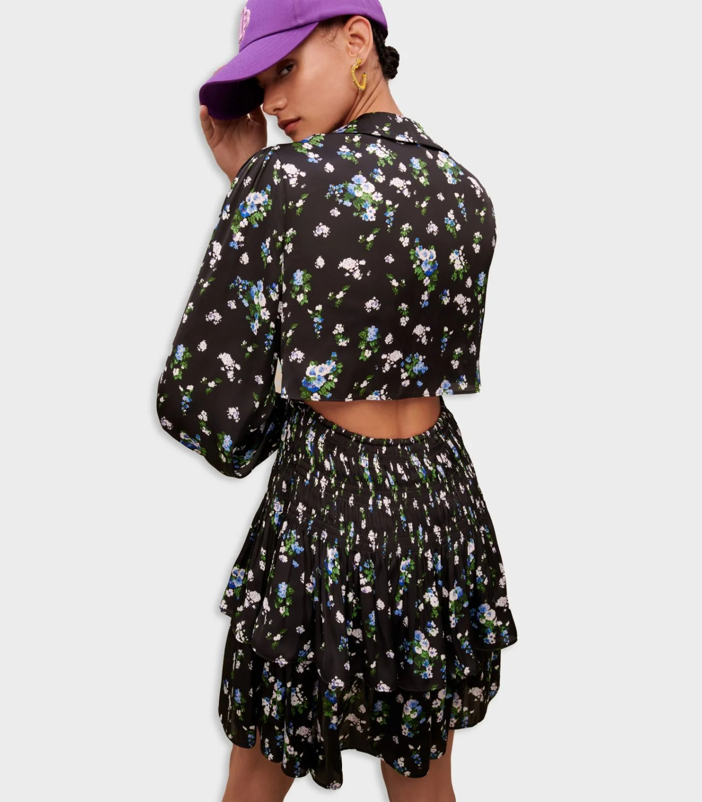 Maje - Smocked Floral-Print Dress - Image 10