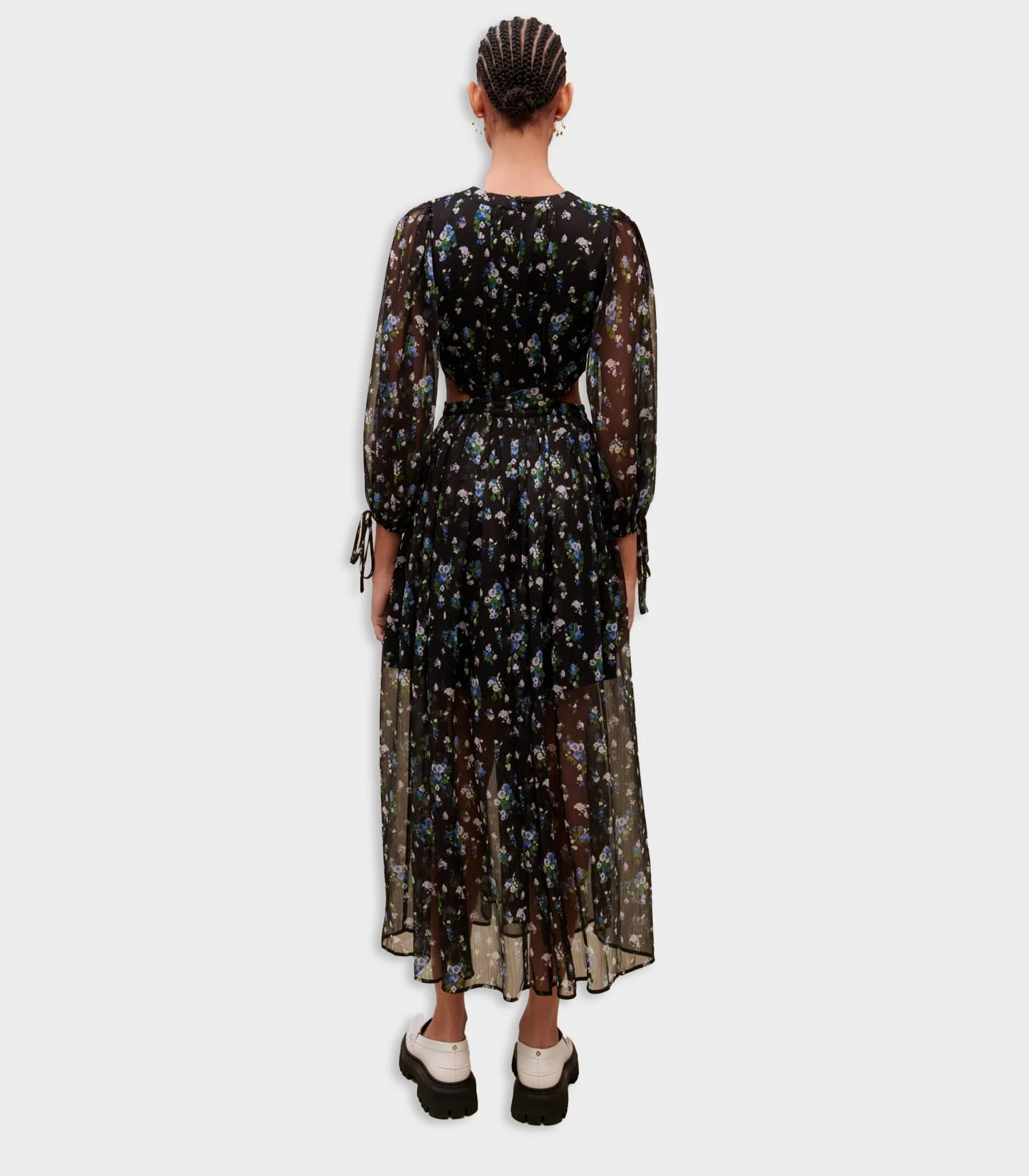Maje - Long Cut- Out Dress - Image 6