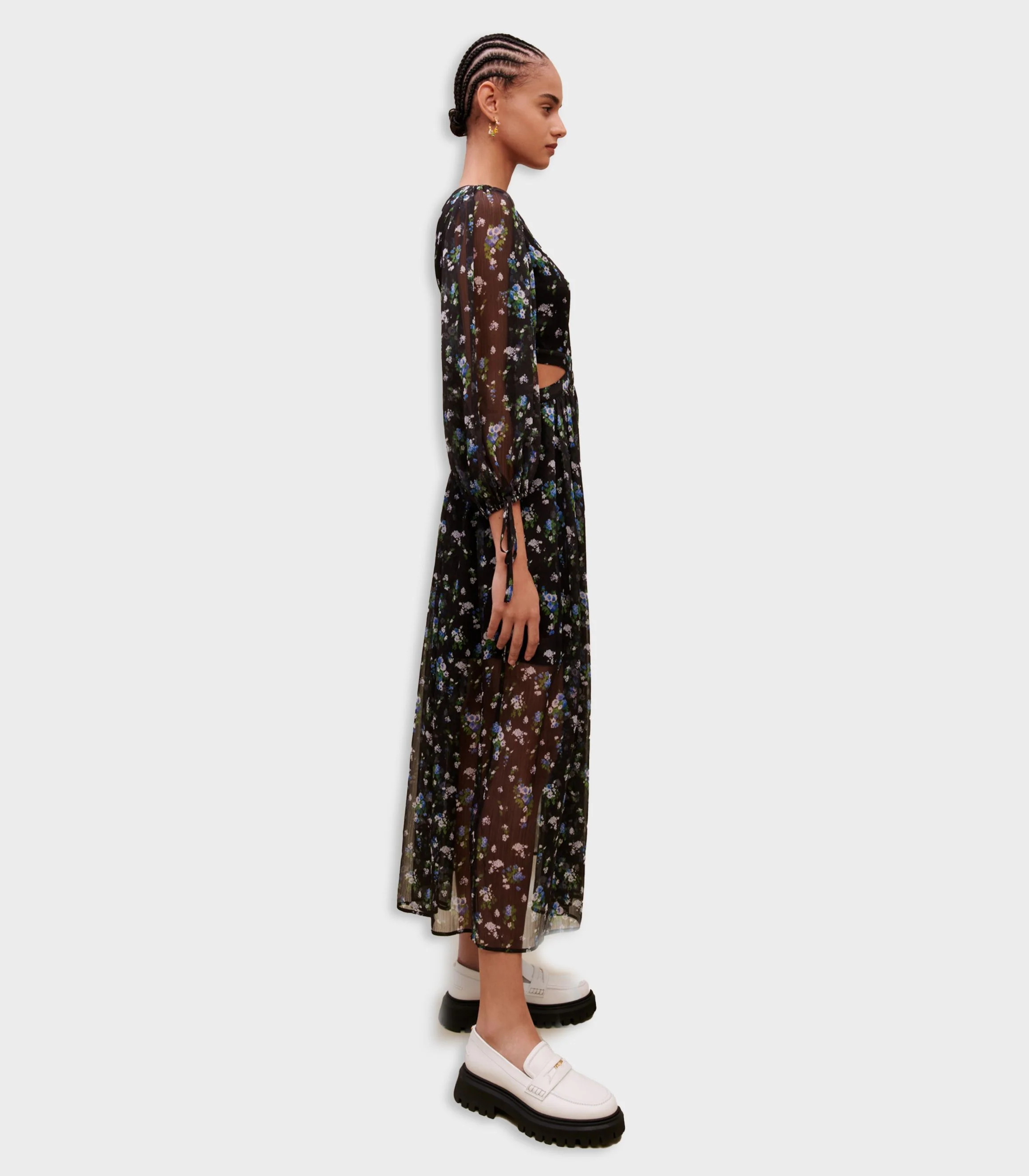 Maje - Long Cut- Out Dress - Image 7