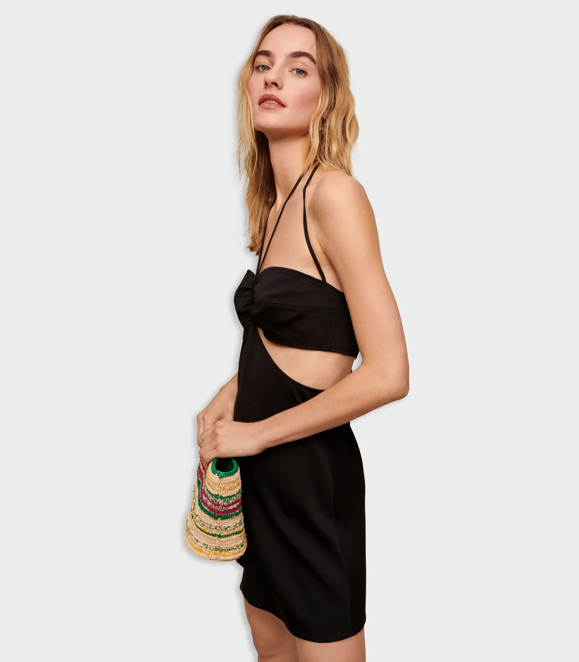 Maje - Mini Dress With Cut-Outs - Image 5