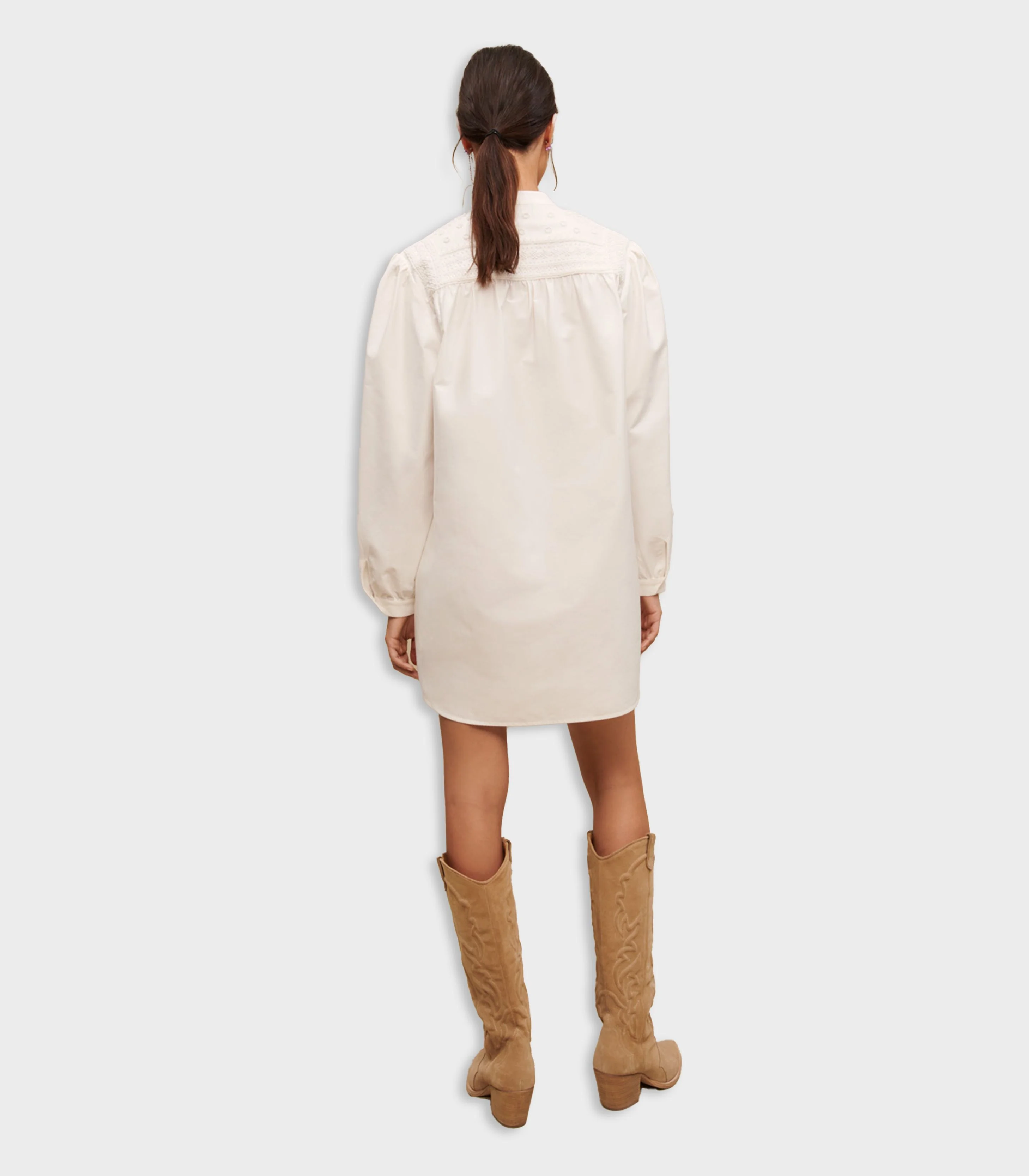 Maje - Rever Dress With Volume Sleeves - Image 3