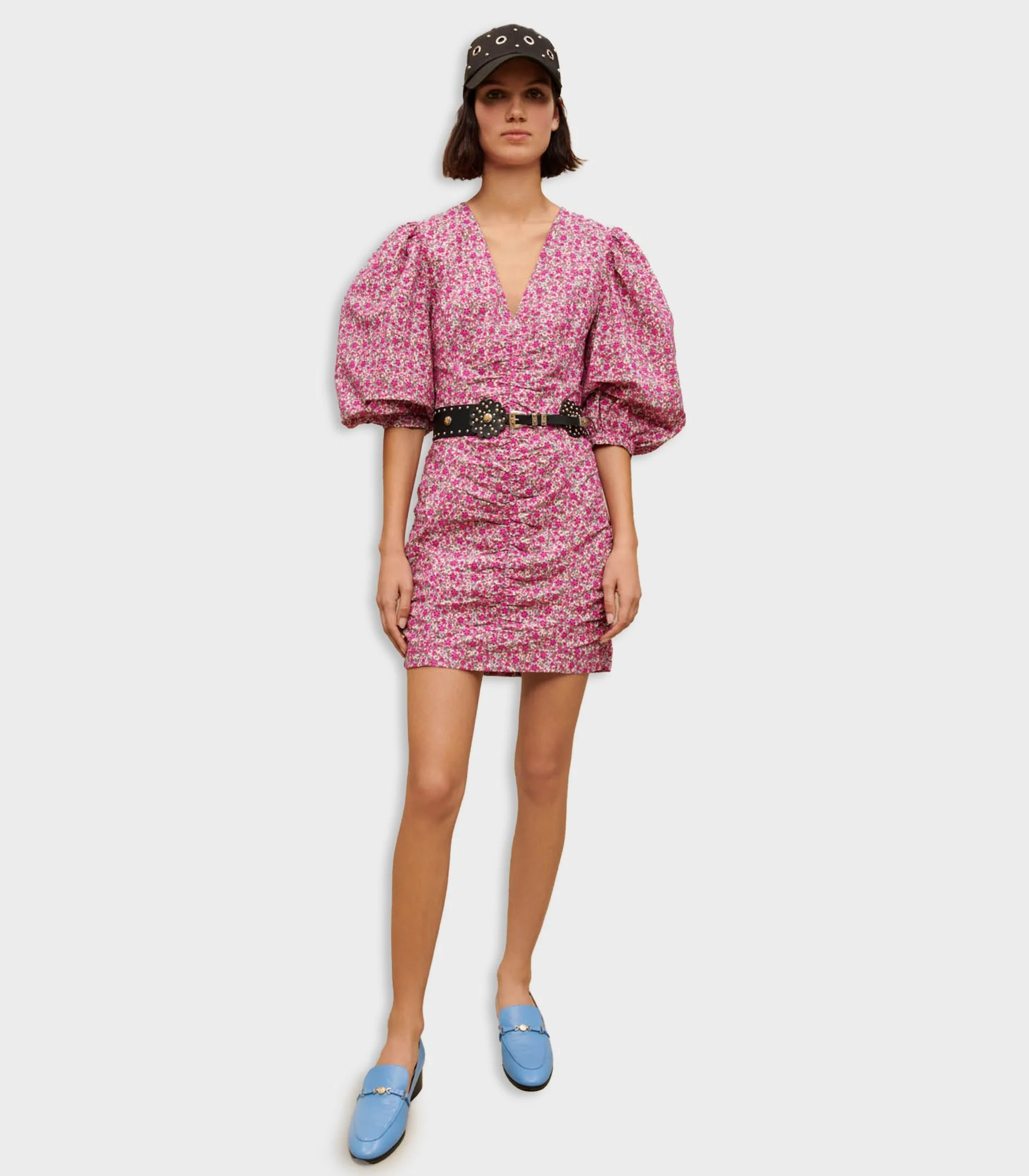 Maje - Short Floral Printed Dress - Image 2