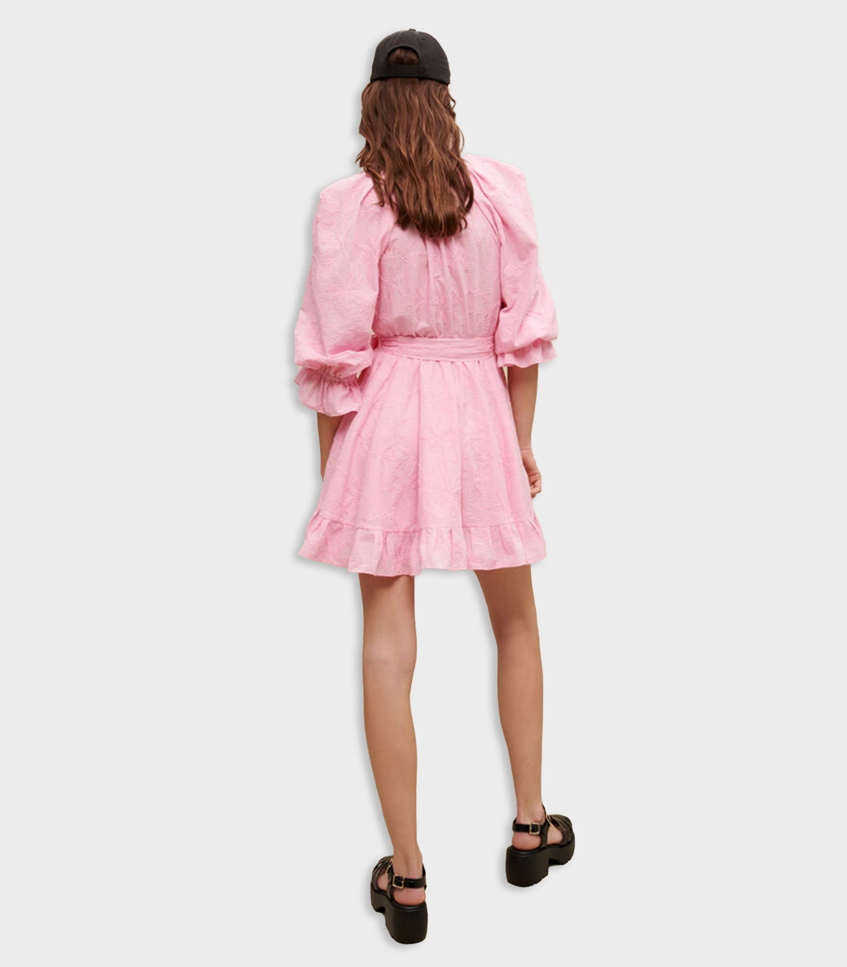 Maje - Ruffled Mini Dress - Image 3