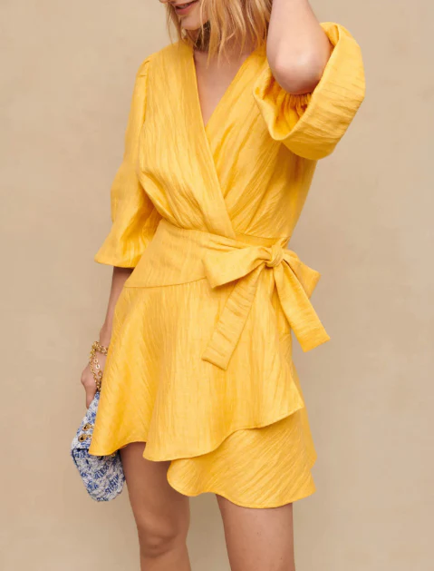 Maje - Wrap Dress With Tie - Image 2