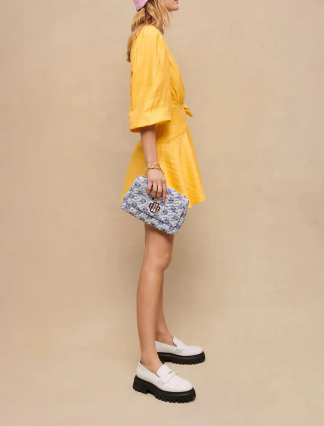 Maje - Wrap Dress With Tie - Image 4